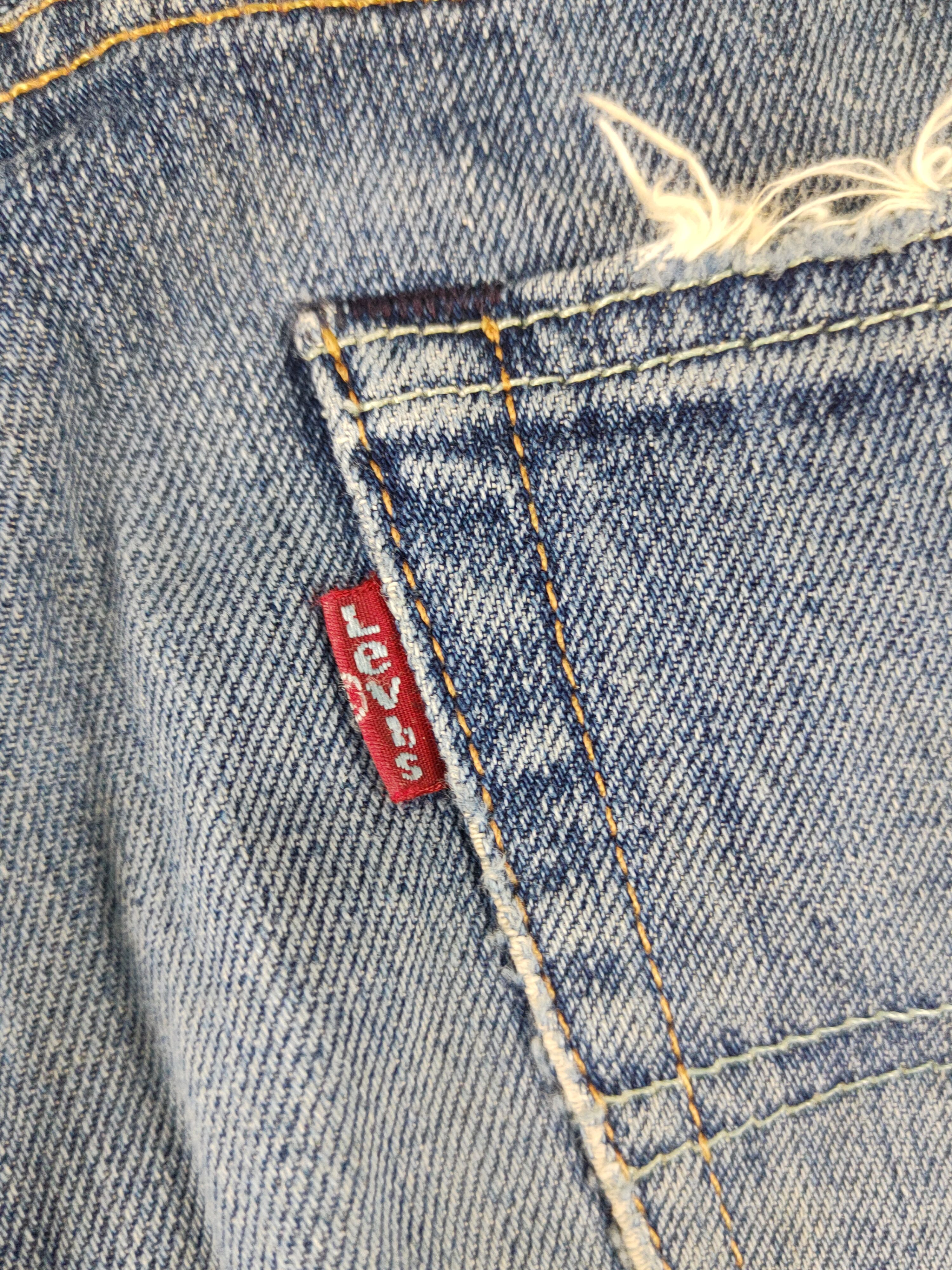 Levi's Levi's Blue Distressed Ripped Jeans #W1691 Size US 30 / EU 46 - 10 Thumbnail