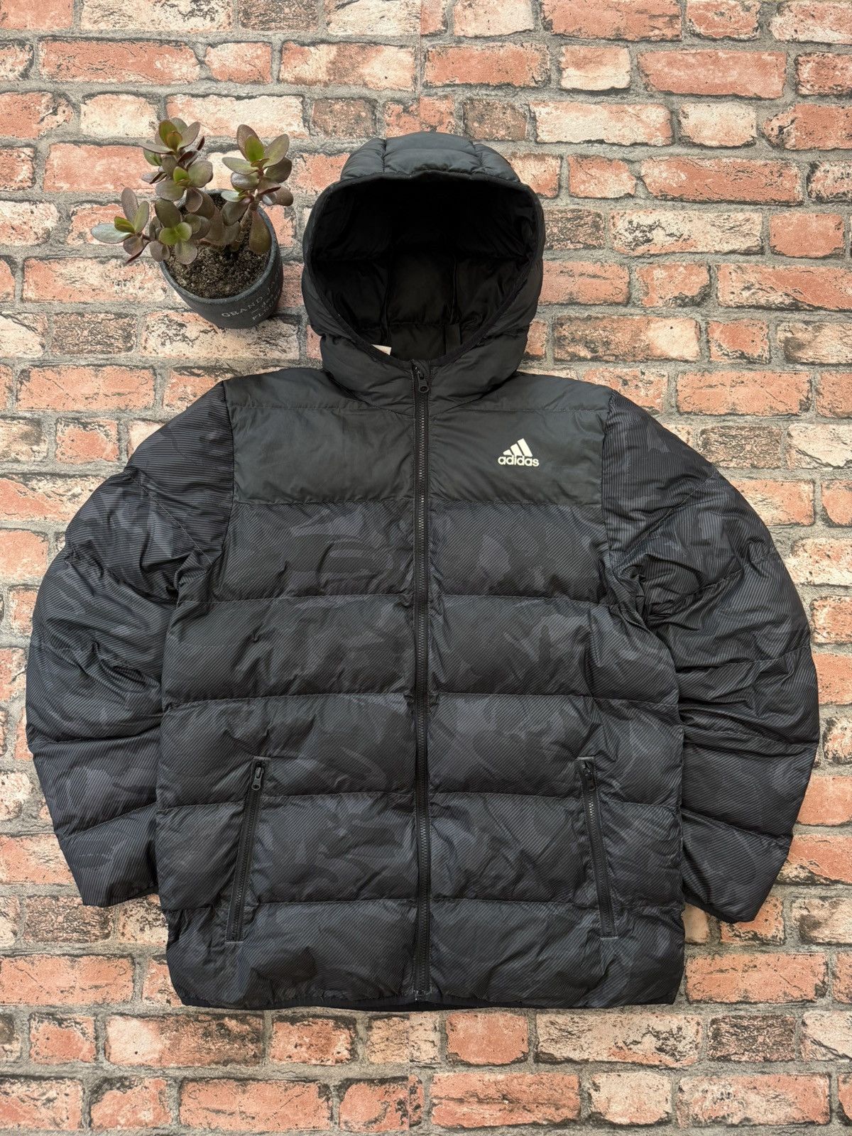Adidas 90’ ADIDAS RARE LOGO Y2K VINTAGE ZIP DOWNPUFFER RETRO JACKET Size US M / EU 48-50 / 2 - 1 Thumbnail