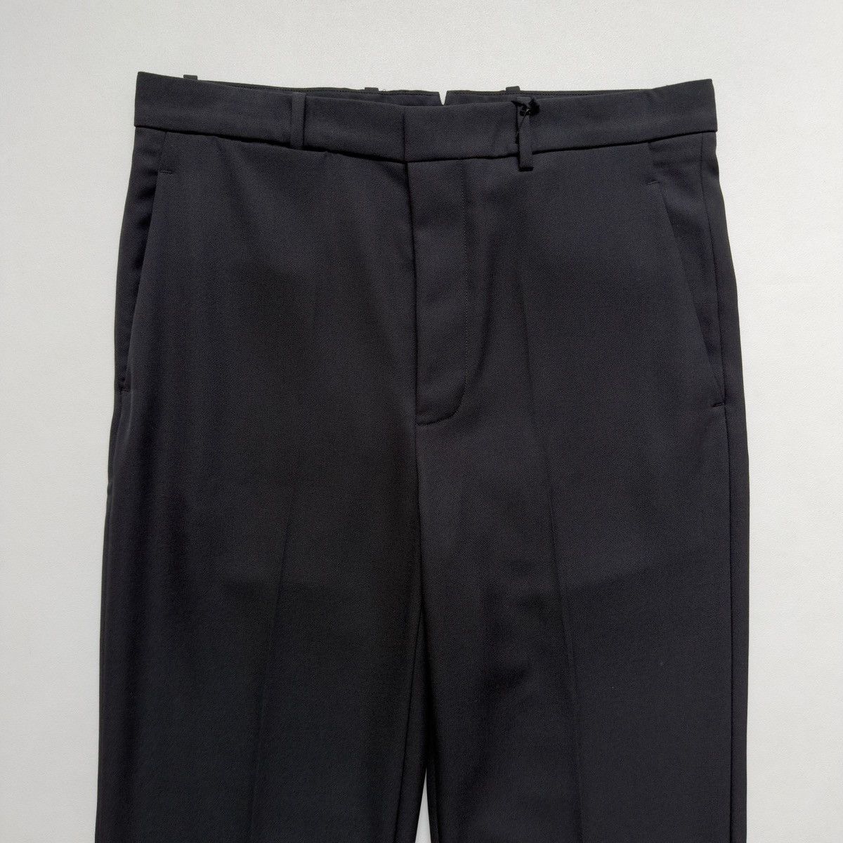 Ann Demeulemeester ‘Stanis’ Black Wool Wide Leg Pants Size US 34 / EU 50 - 3 Thumbnail