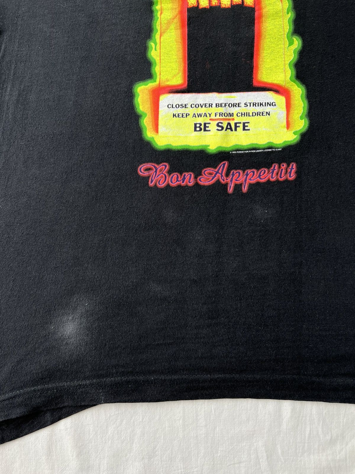 Band Tees Vintage 1993 Porno for Pyros Bon Appetit Reading Festival Size US XL / EU 56 / 4 - 8 Thumbnail