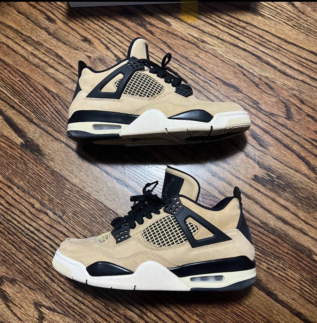 image of Jordan Nike Jordan 4 Mushroom Shoes in Brown, Men's (Size 11)