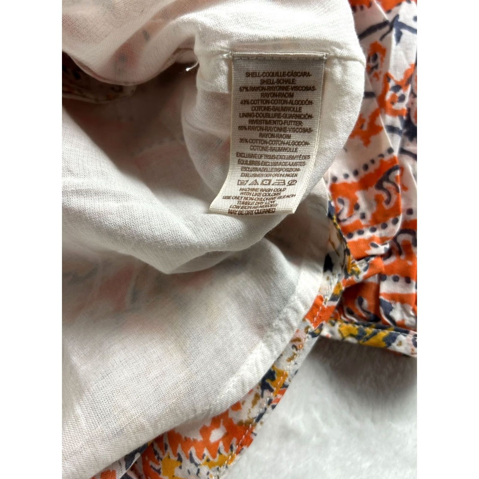 Free People VINTAGE-NOT? Free People Mini Dress Short Sun Printed Long Sleeve Cut Out Back Button NWOT Size S / US 4 / IT 40 - 6 Thumbnail