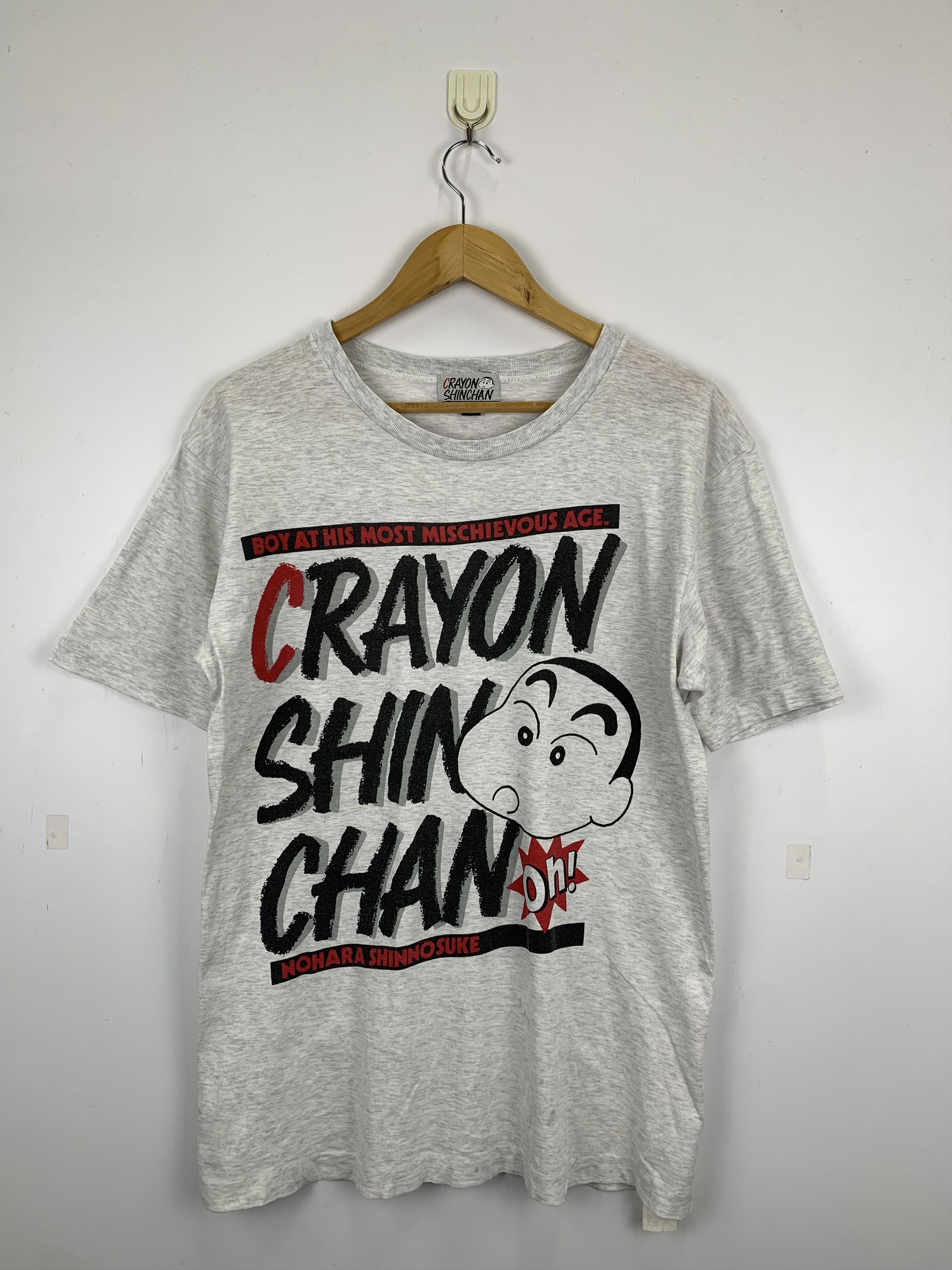 Anime × Japanese Brand × Vintage Vintage 90s Crayon Shinchan Japanese Anime T Shirt TA0036 Size US M / EU 48-50 / 2 - 1 Thumbnail