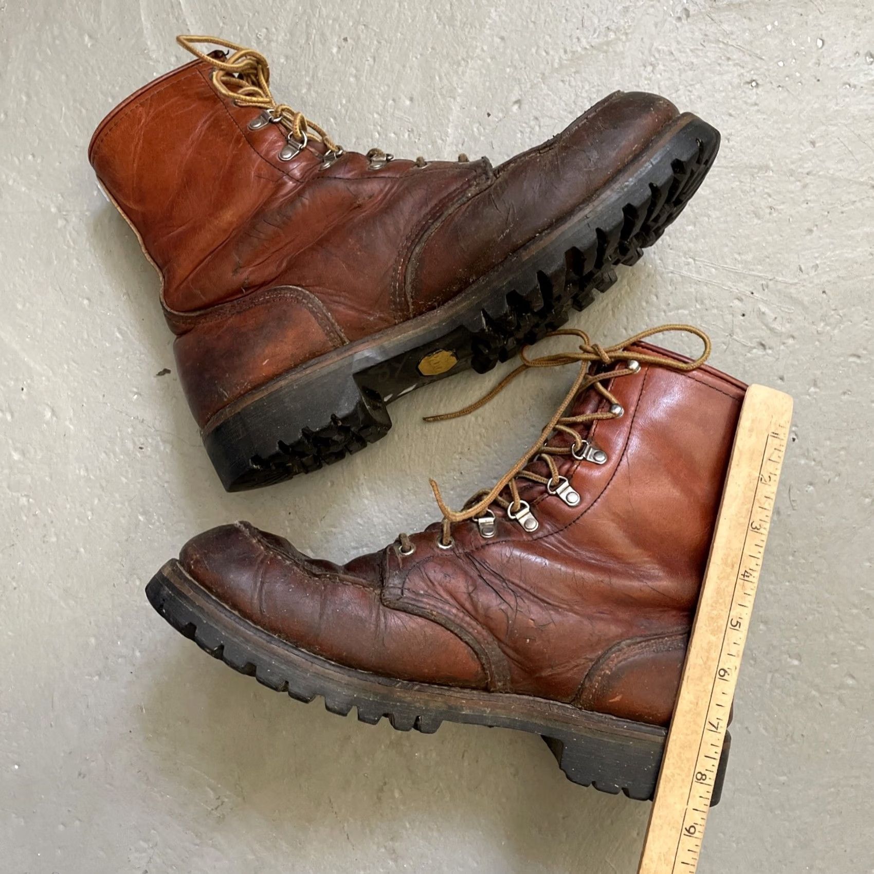 Vintage VINTAGE Red Wing Irish Setter Sport Moc Toe Leather Work Logging Boots USA 10.5 Size US 11 / EU 44 - 7 Thumbnail