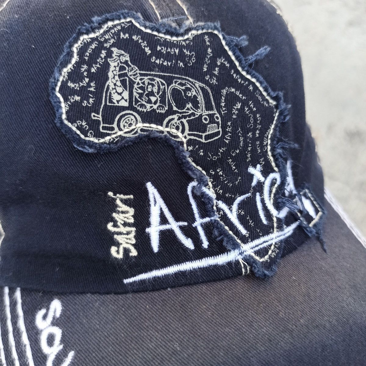 14th Addiction Sick washed distressed hat safari South Africa Size ONE SIZE - 11 Thumbnail