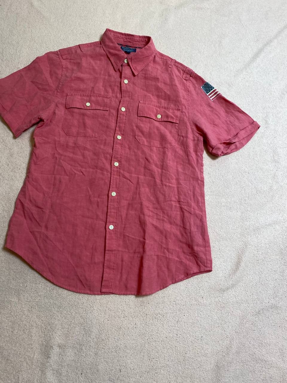 Polo Ralph Lauren × Vintage Polo Ralph Lauren Shirt Button Up Short Sleeve Vintage Size US L / EU 52-54 / 3 - 10 Thumbnail