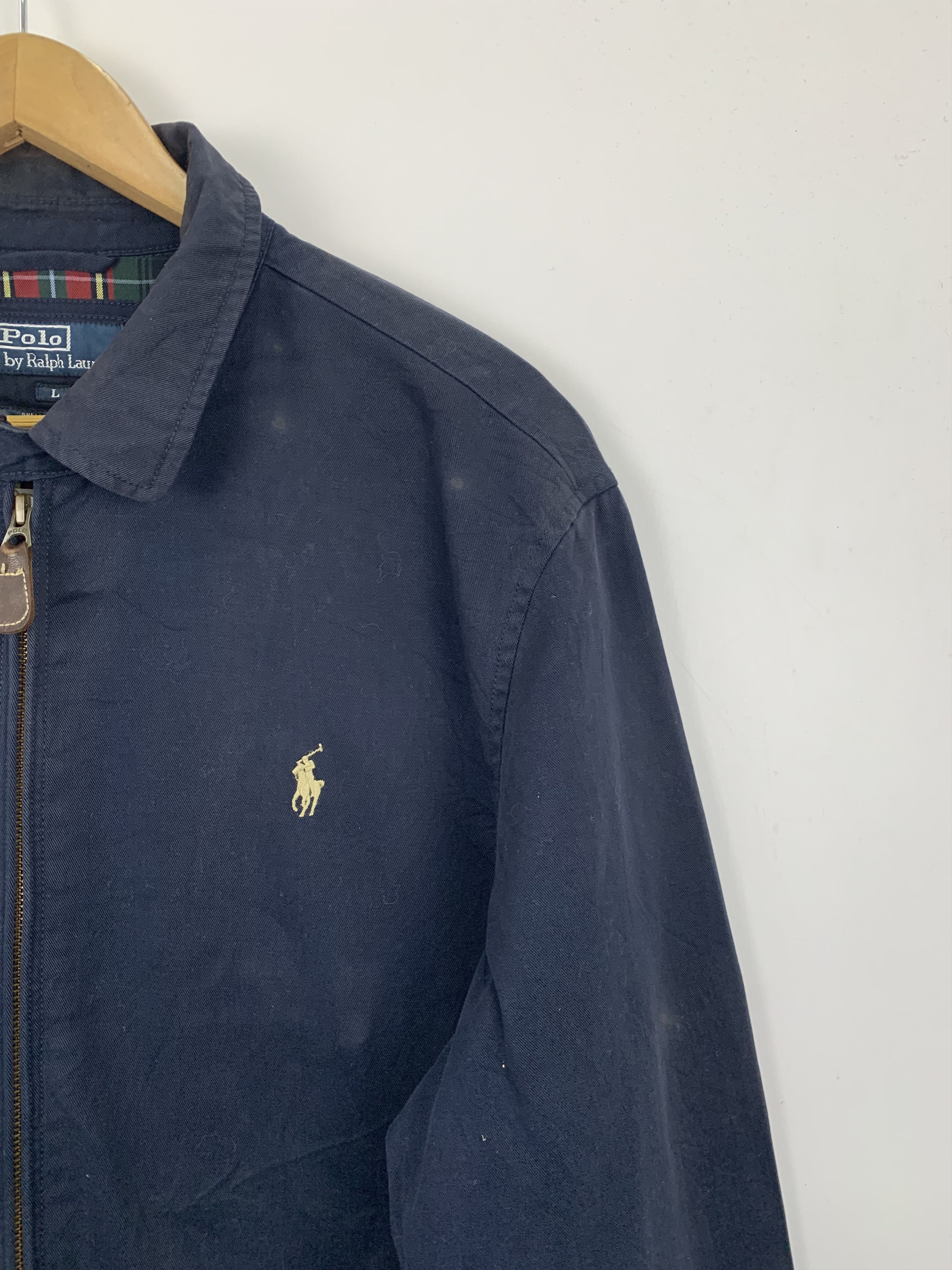 Polo Ralph Lauren Vintage 90s Polo Ralph Lauren Denim Zipper Jacket J0952 Size US L / EU 52-54 / 3 - 7 Thumbnail