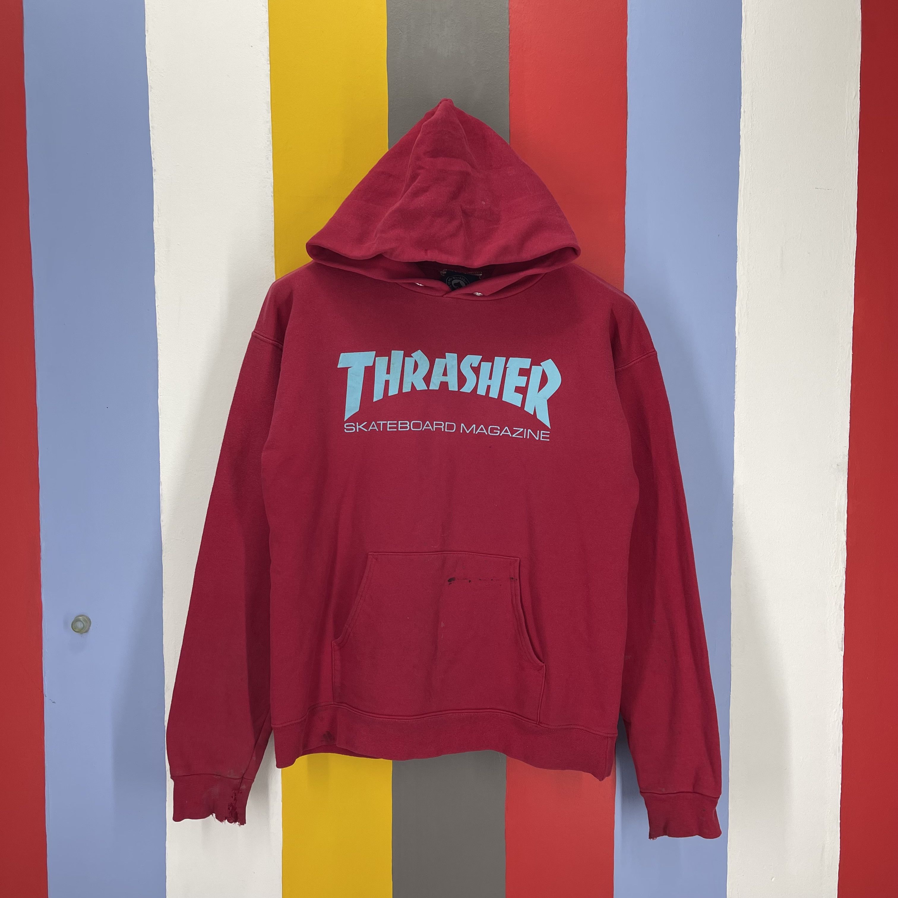 Thrasher THRASHER SKATEBOARD Distress Hoodie #1931/11 Size US S / EU 44-46 / 1 - 1 Thumbnail