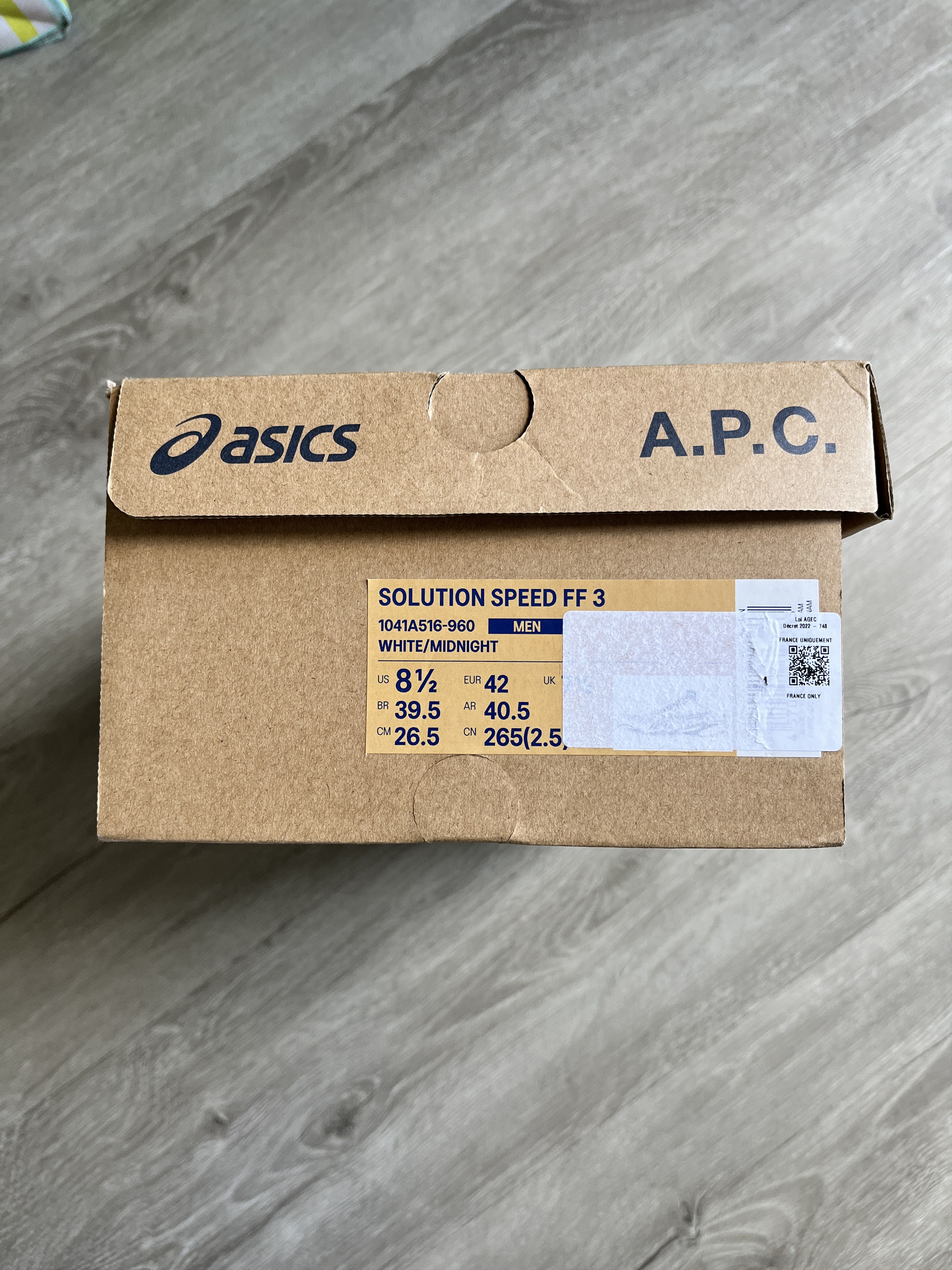 A.P.C. × Asics APC x ASICS Solution Speed FF 3 Size US 8.5 / EU 41-42 - 4 Thumbnail