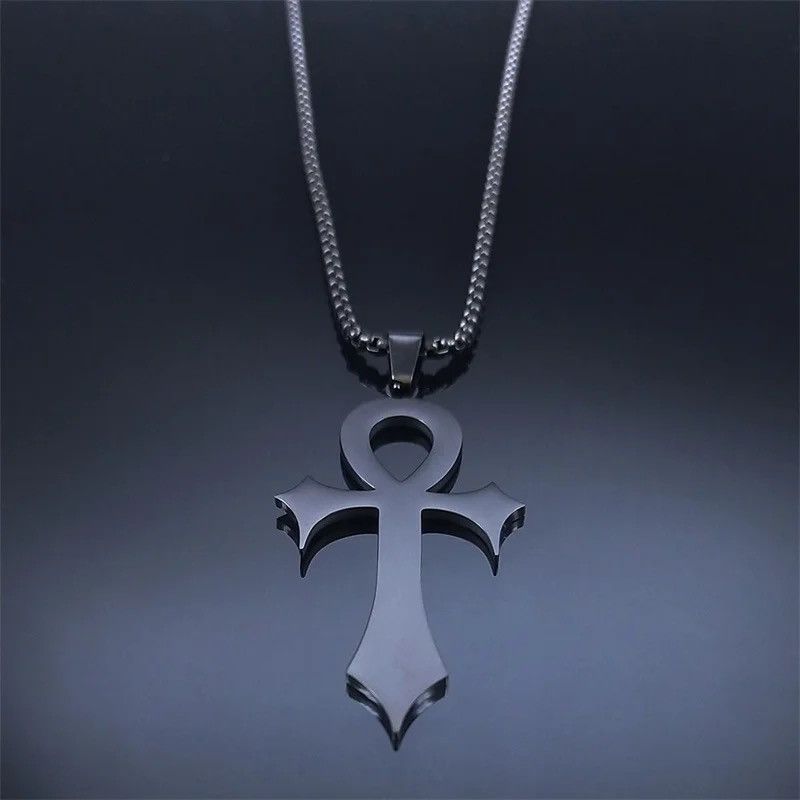 Jewelry × Vintage Goth Egyptian Cross Ankh Key of Life Necklace Size ONE SIZE - 4 Thumbnail
