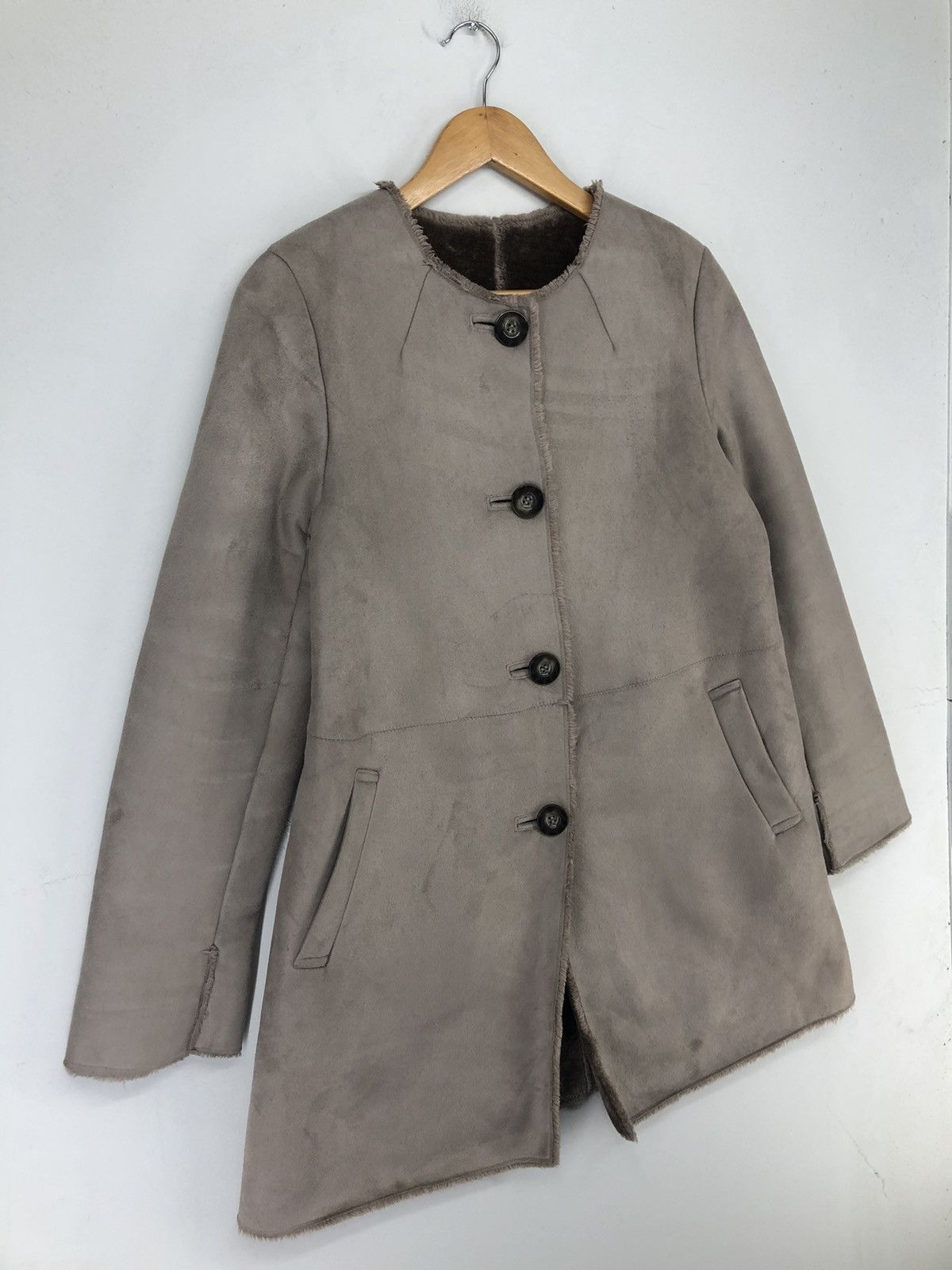 Beams Plus Vintage Ray Beams Shearling Coats Jacket Size M / US 6-8 / IT 42-44 - 4 Thumbnail