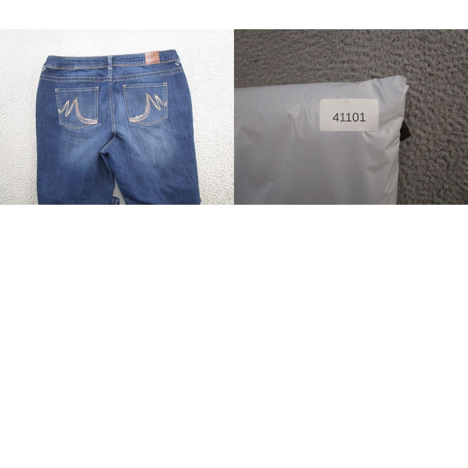 Vintage Maurices Jeans Bootcut Denim Blue Stretch Womens Size 16W Short Mid Rise 5-Pocket Design Pants Regular Size 38" / US 16 / IT 52 - 9 Thumbnail