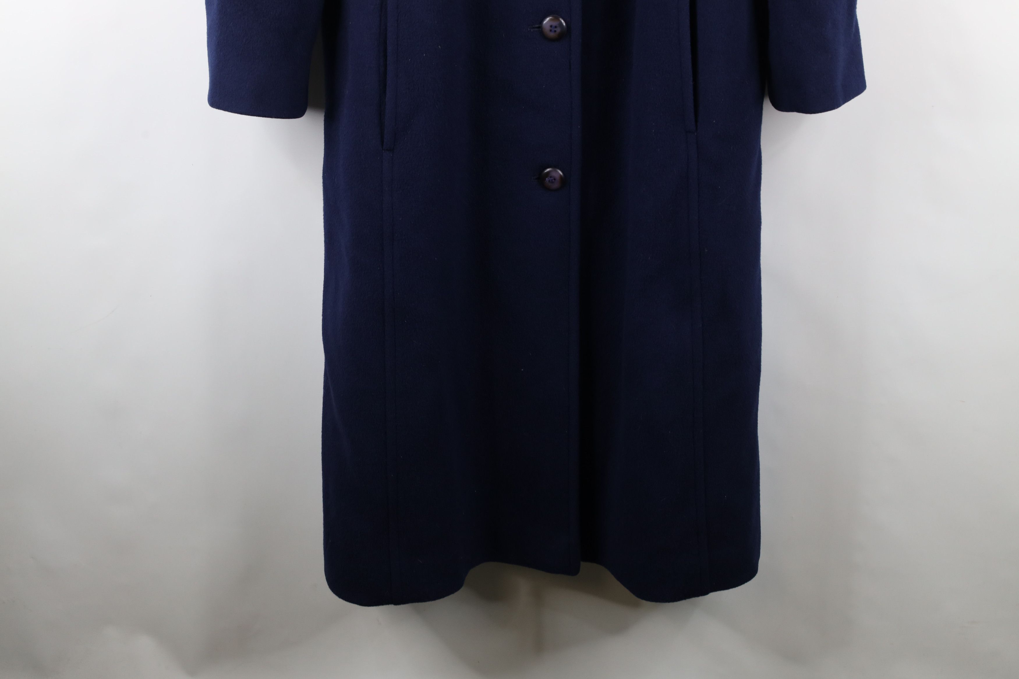 Pendleton × Vintage Vintage 90s Pendleton Heavy Wool Trench Coat Jacket Blue USA Size XL / US 12-14 / IT 48-50 - 4 Thumbnail