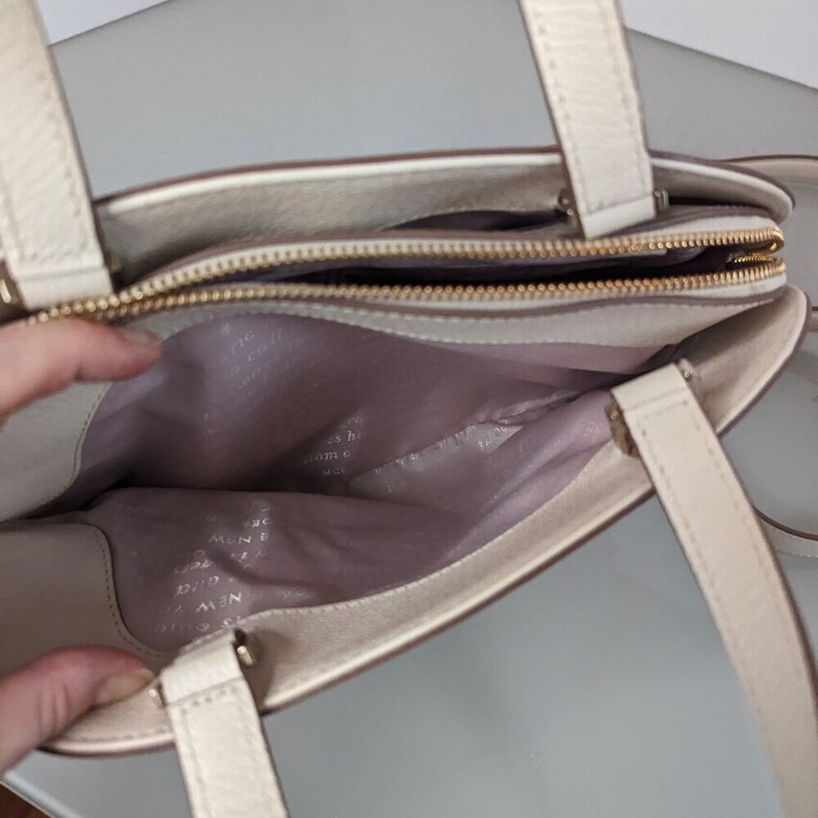 Kate Spade Kate Spade Cream Picnic Perfect Bee Lottie Handbag Crossbody Size ONE SIZE - 11 Thumbnail