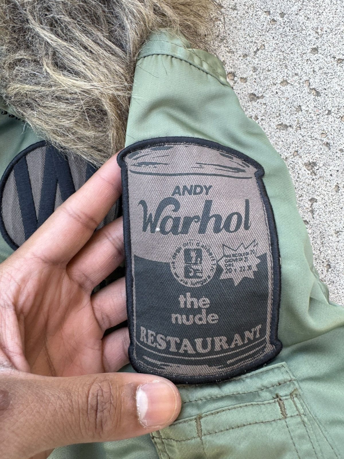 Andy Warhol × Hysteric Glamour Hysteric Glamour Andy Warhol Fur Lined Hood Bomber Jacket Size US M / EU 48-50 / 2 - 4 Thumbnail