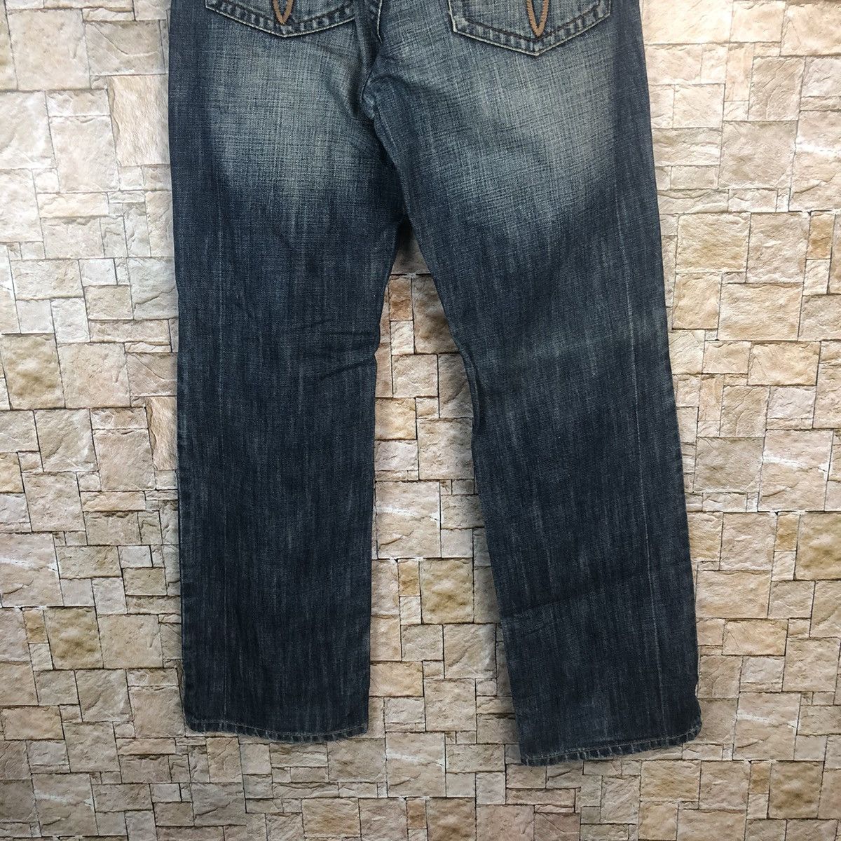 Japanese Brand Conus Jeans Blue Distressed Denim Pants #A56 Size US 31 - 16 Thumbnail