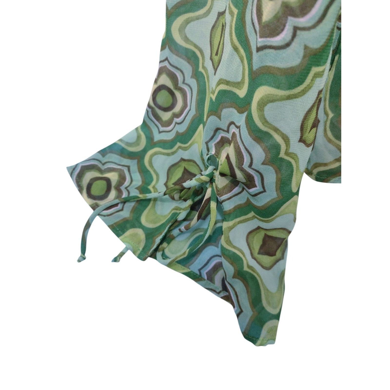 Zara Zara Chiffon Ruffle Lightweight Shirt Size L Fairy Disco She Size L / US 10 / IT 46 - 4 Thumbnail