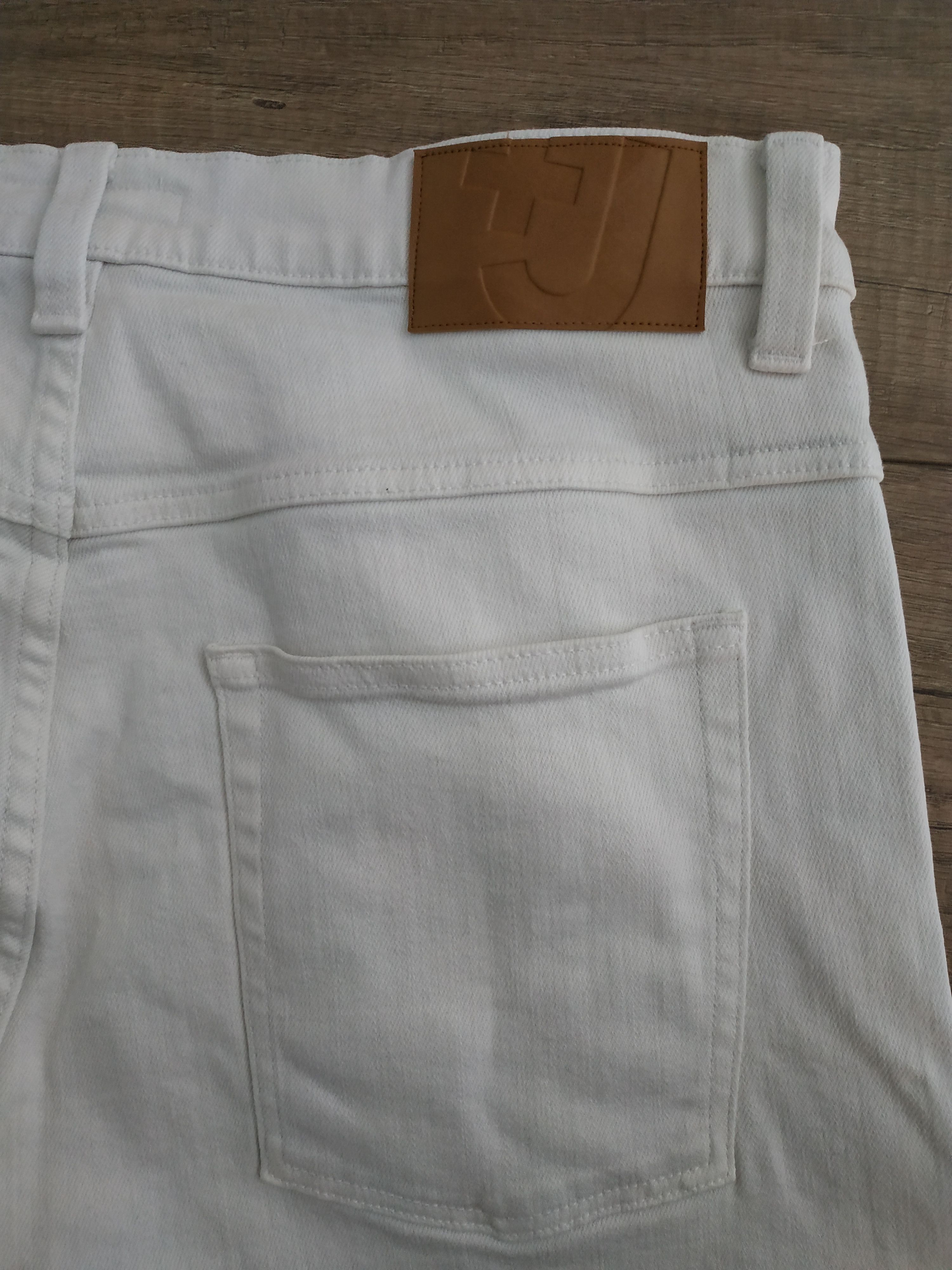Jil Sander × Uniqlo Uniqlo x Jil Sander Men's White Jeans/ Denim Trousers, W 33 Size US 33 - 8 Thumbnail