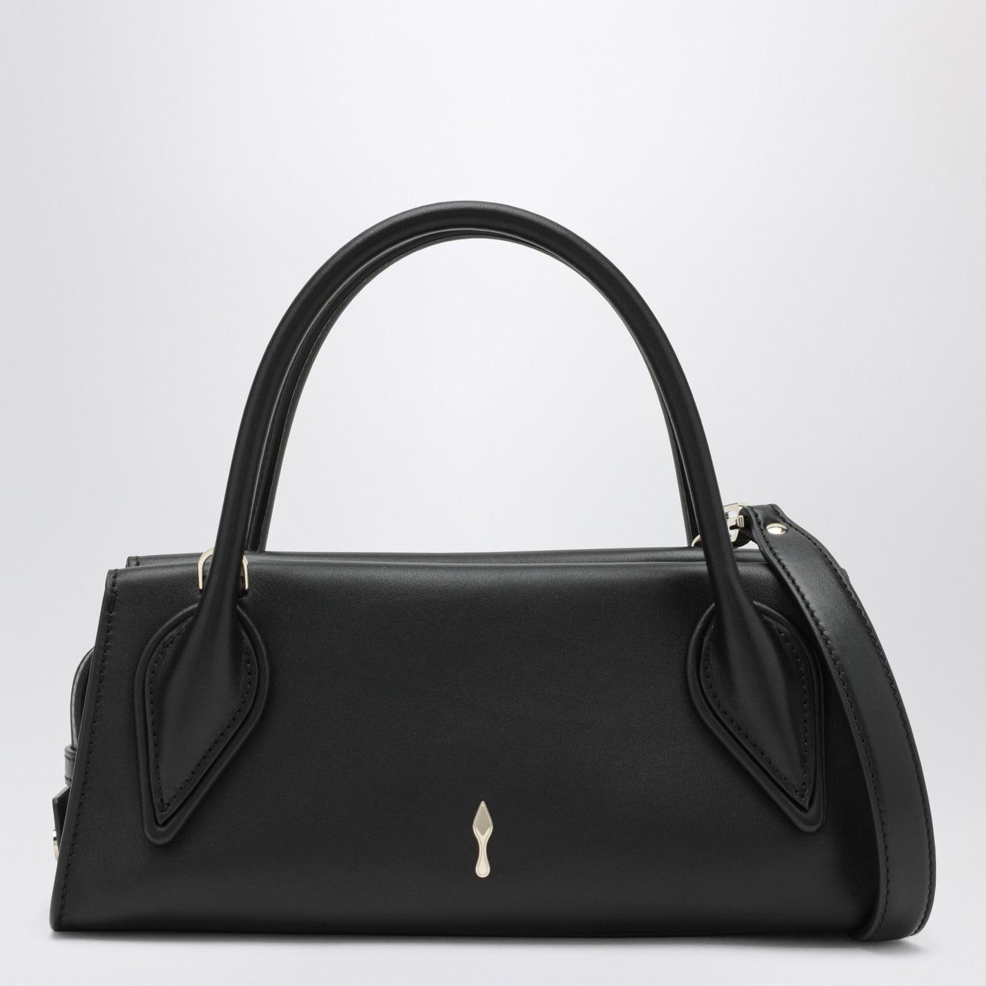 Christian Louboutin Christian Louboutin Venus Crossbody Bag In Black Calf Leather Size ONE SIZE - 1 Thumbnail