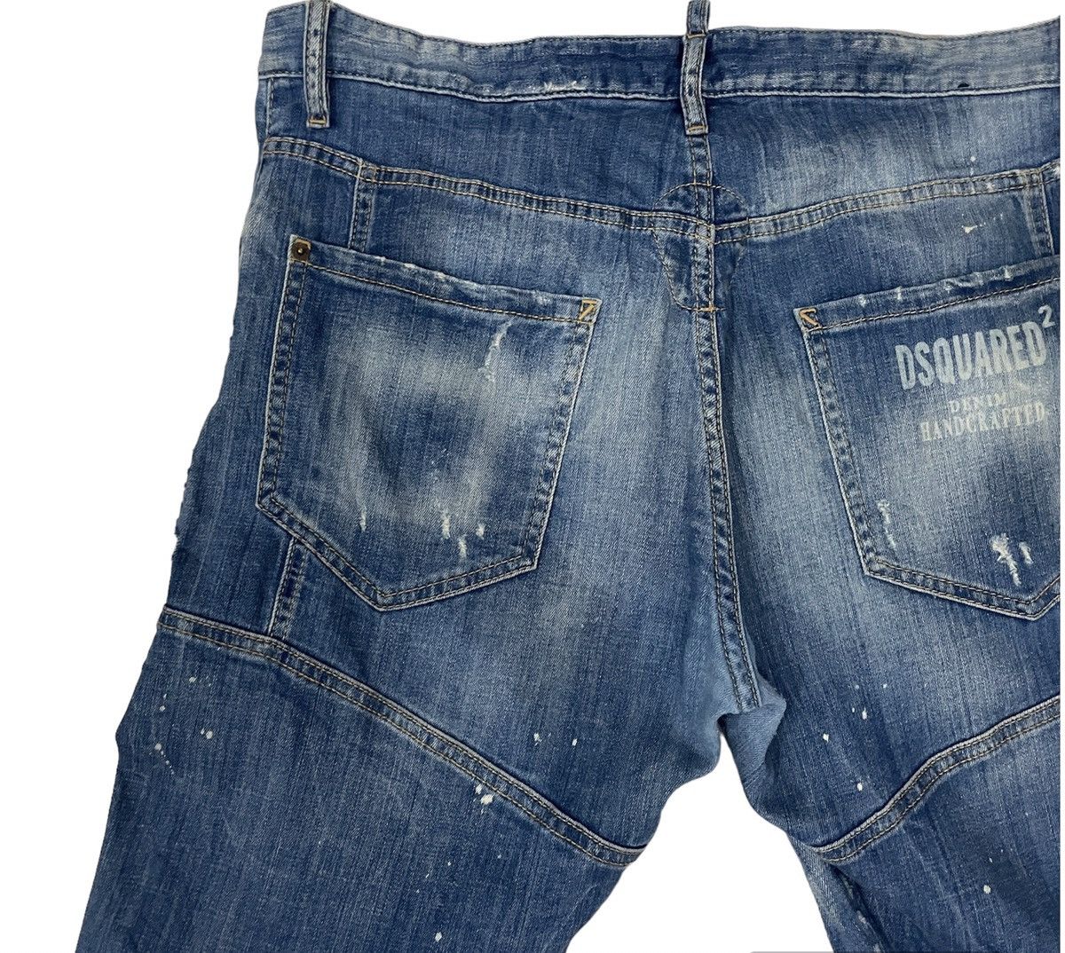 Dsquared2 Vintage Dsquared2 Distressed Motive Denim Jeans Size US 38 / EU 54 - 10 Thumbnail