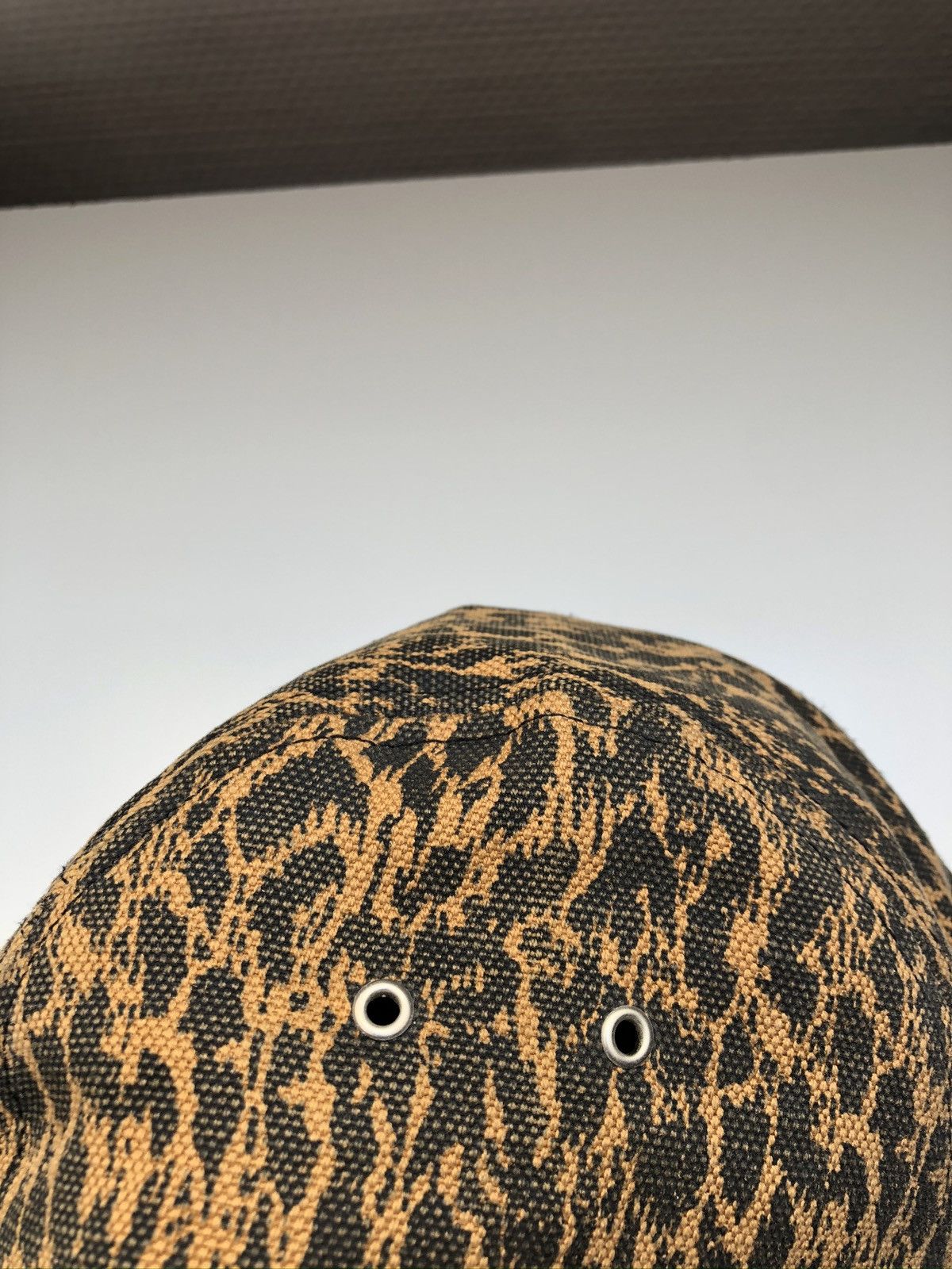 Supreme SS13 Supreme Leopard Camp Hat Green Leather Size ONE SIZE - 5 Thumbnail