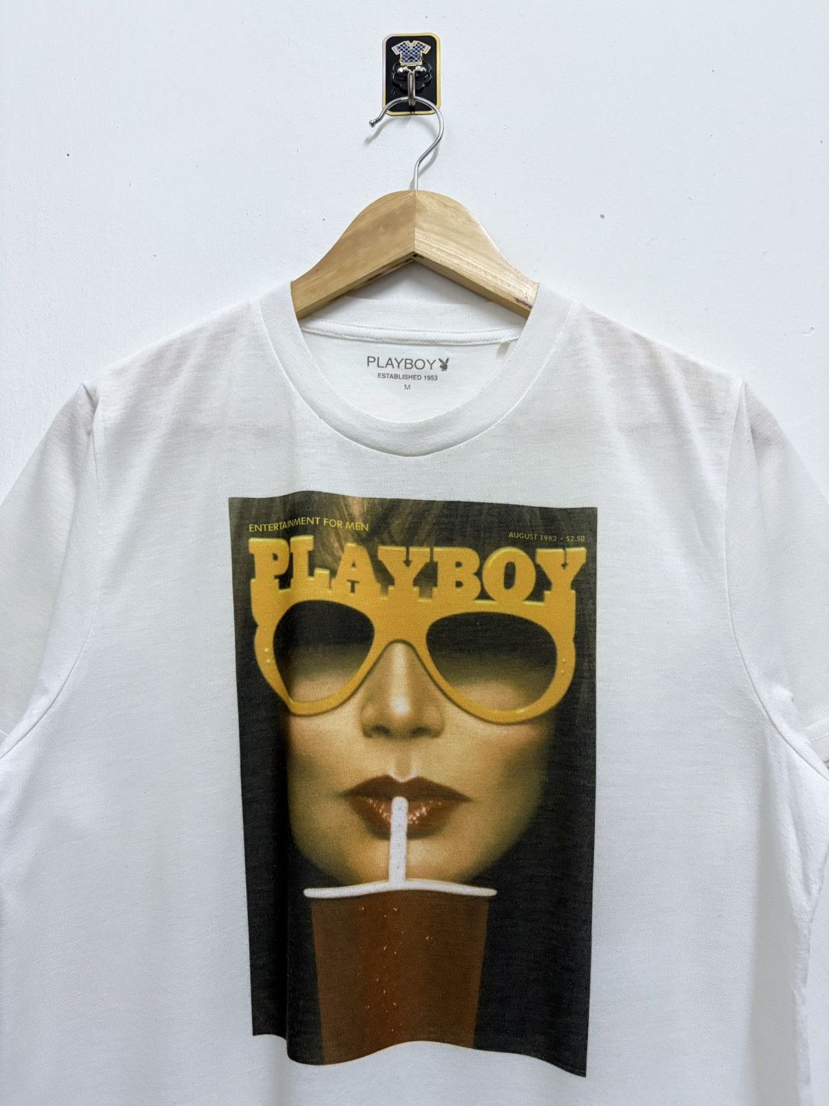 Hysteric Glamour × Playboy 2000's Playboy Magazine - Cathy St. George T-Shirt Size US M / EU 48-50 / 2 - 3 Thumbnail
