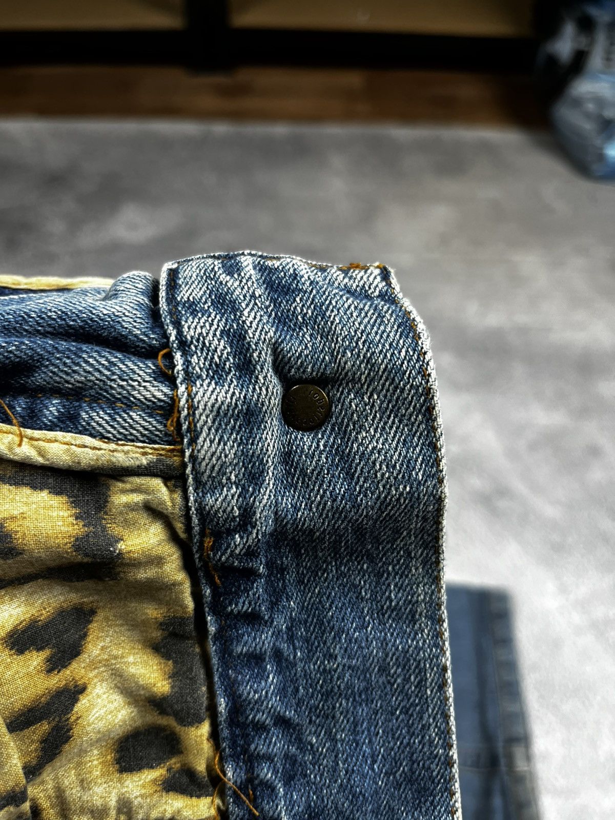 Just Cavalli × Roberto Cavalli × Vintage Y2K Baggy Tribal Tattoo Embroidered Jeans Size US 32 / EU 48 - 15 Thumbnail