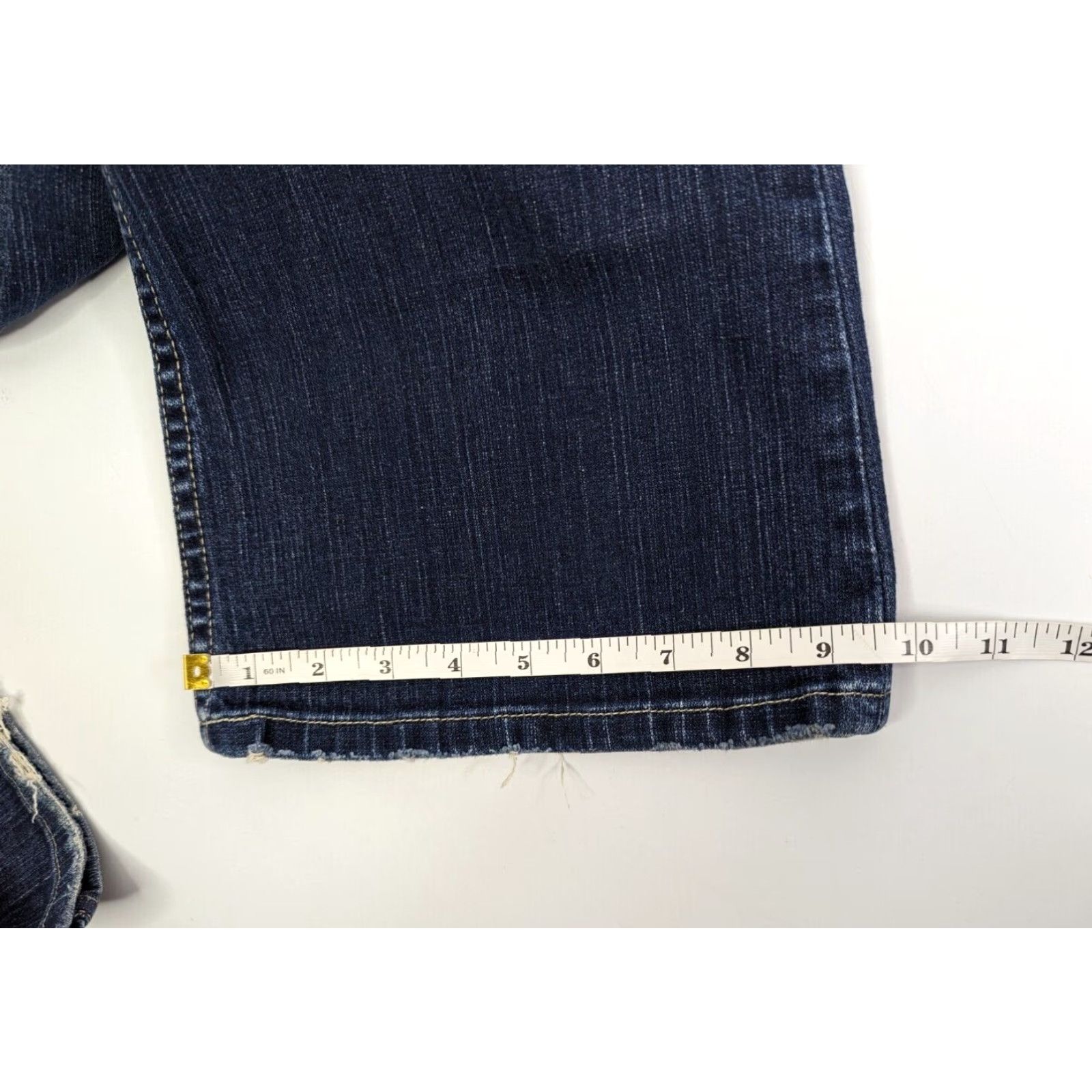 Vintage Buckle Jeans Women Buckle BKE Harlow Stretch Distressed Denim Blue 32x29.5 Bootcut 5-Pocket Regular Size 32 Womens Jeans Blue Size 24" / US 00 / IT 34 - 7 Thumbnail