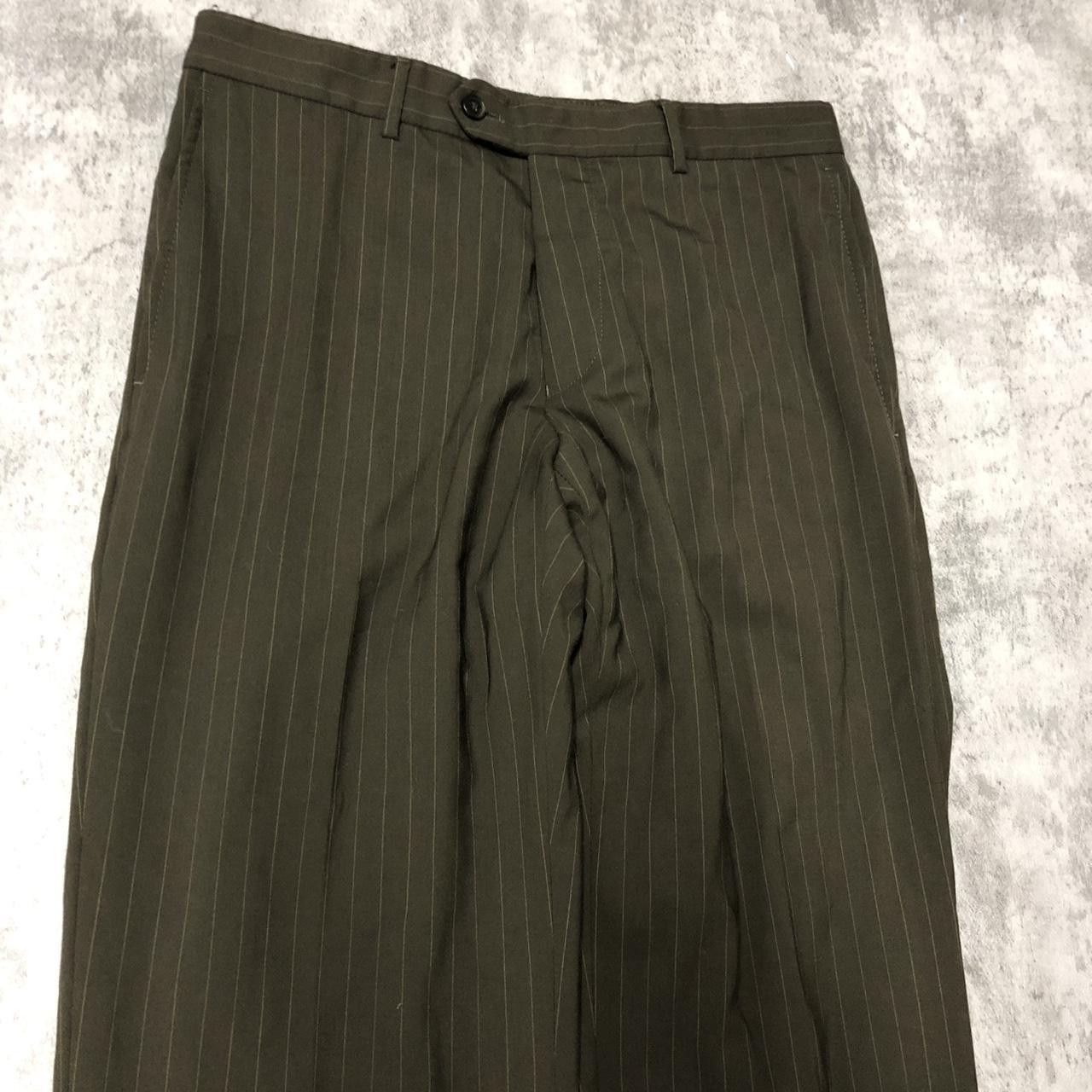 Other Brown pinstripe trousers with a 34" waist and 31" inseam Size US 32 / EU 48 - 2 Thumbnail