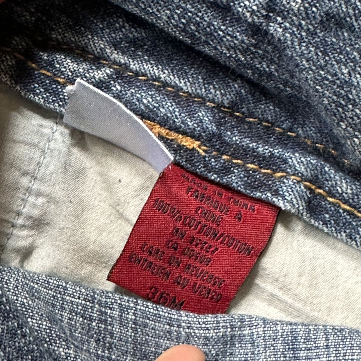 Marithe + Francois Girbaud Marithe Francois Girbaud Denim Jeans Size US 36 / EU 52 - 3 Thumbnail