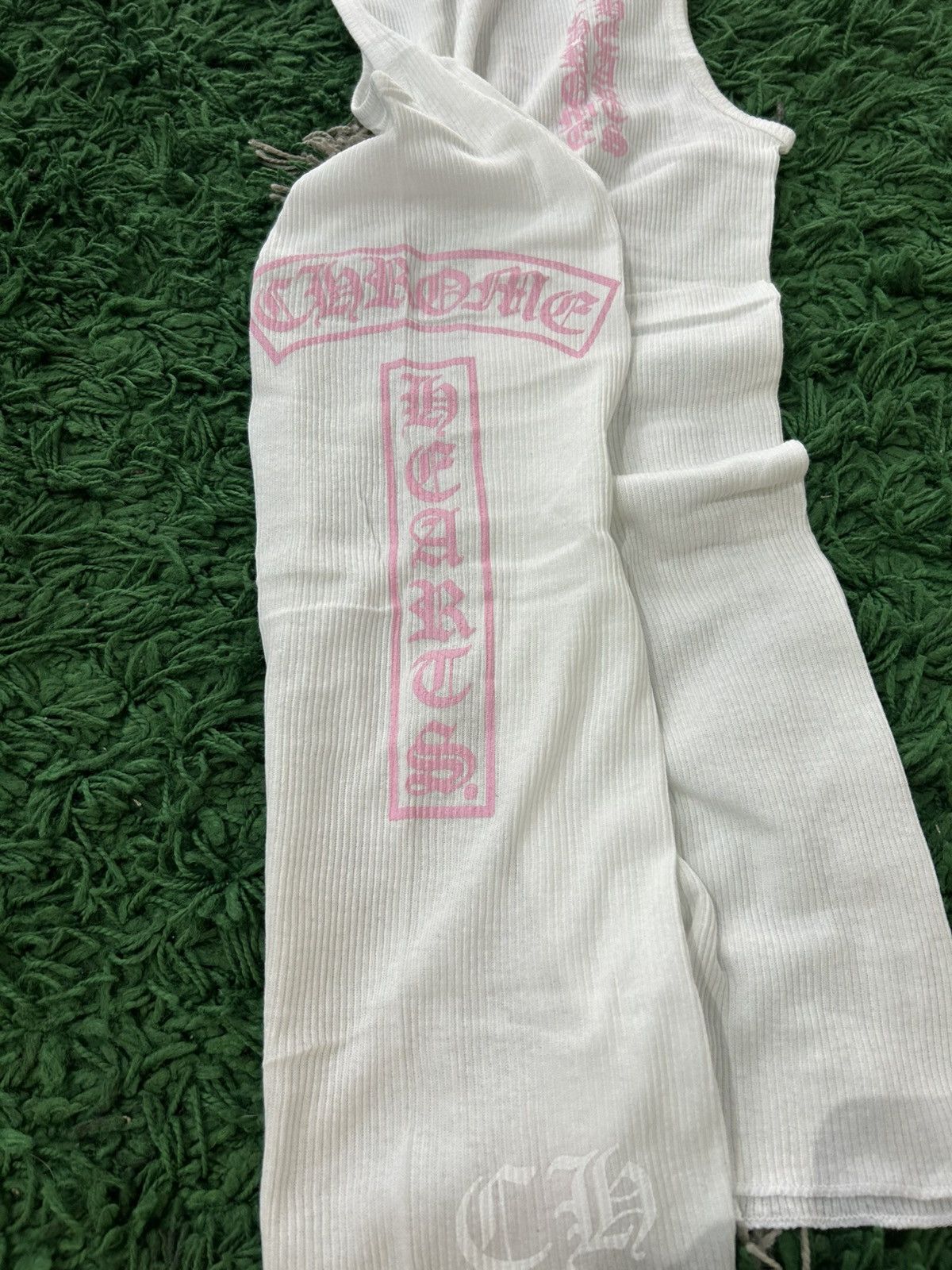 Chrome Hearts Chrome Hearts Pink T Bar Rib Tank Top Size US L / EU 52-54 / 3 - 4 Thumbnail