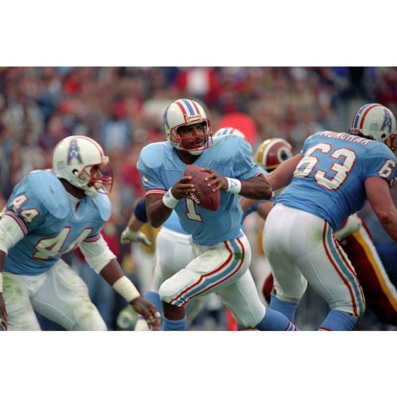 NFL × Sports Specialties NEW Houston Oilers 90s DREW Pearson Twill snapback NFL vtg Size ONE SIZE - 4 Thumbnail