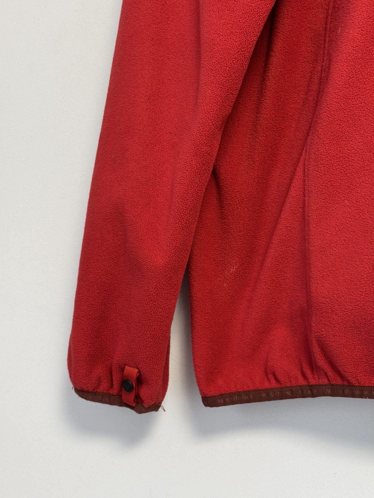 The North Face The North Face Full Zip Fleece Jacket Red Embroidered Logo Size US L / EU 52-54 / 3 - 17 Thumbnail