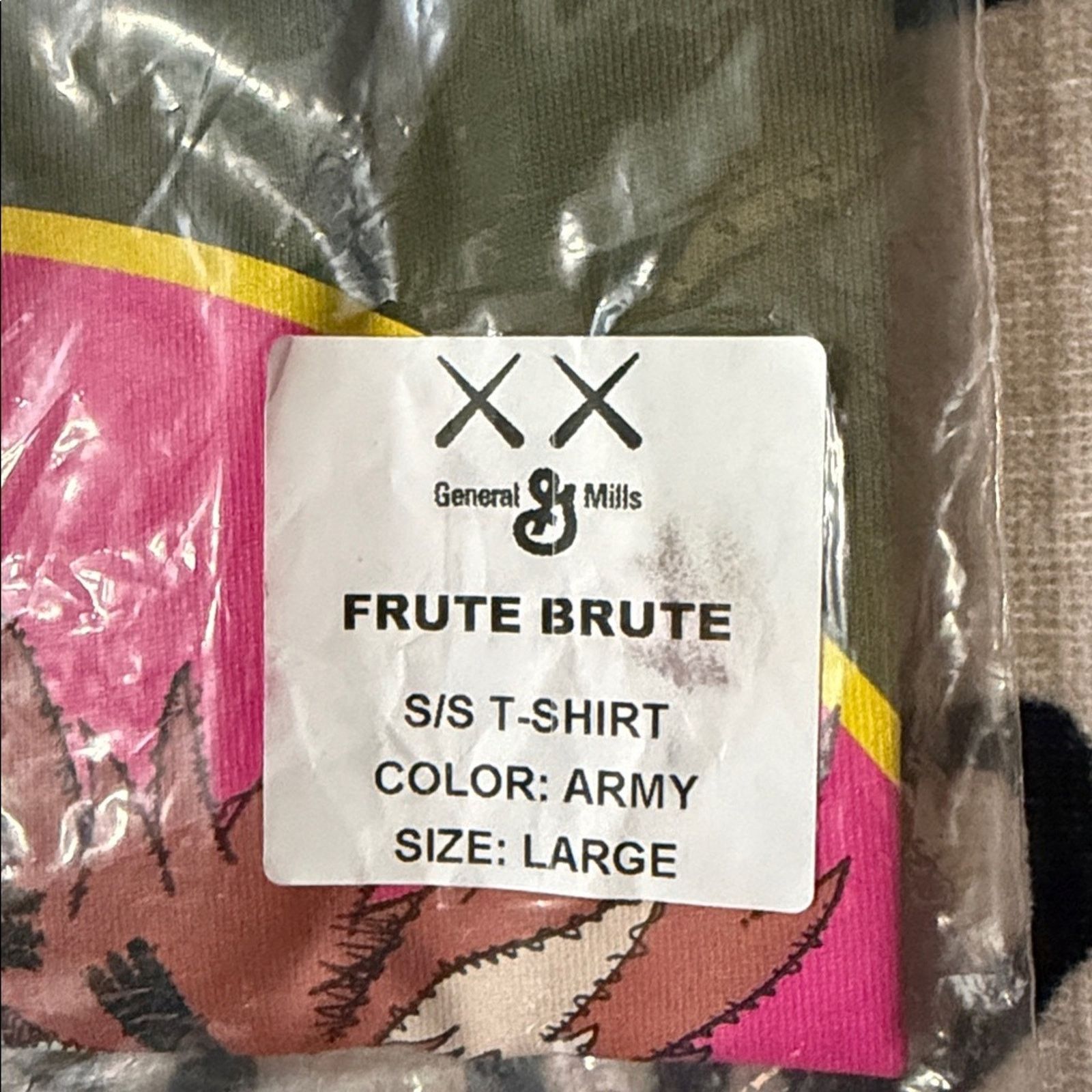 Kaws KAWS Olive Green Frute Brute Tee Size US L / EU 52-54 / 3 - 7 Thumbnail