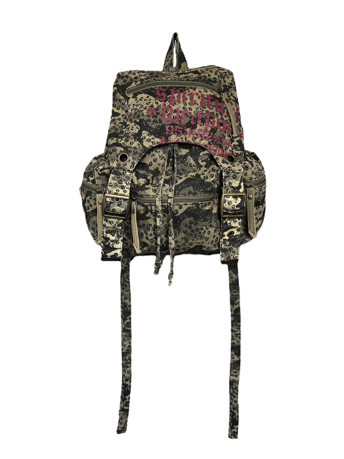 Japanese Brand Algonquins ‘Spiritual Weapon” Tanker Backpack Size ONE SIZE - 1 Thumbnail