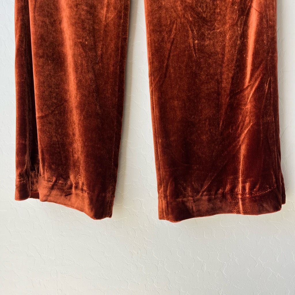 Brunello Cucinelli Brunello Cucinelli Pants Velvet Straight Leg Trousers Pants Size 26" / US 2 / IT 38 - 5 Thumbnail