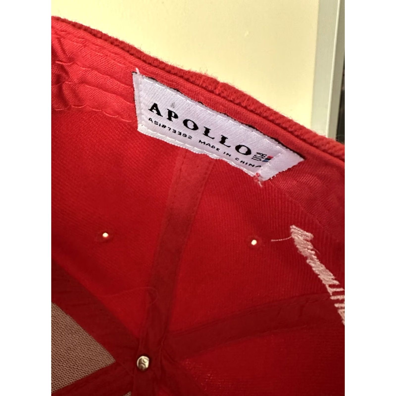 Logo 7 Apollo Snapback Hat Red - Solid, Adjustable, One Size, Men, Draco AK Rifle Logo, Century Fire Arms Promo Cap, NWOT, Firearms Logo Cap, Very RARE Size ONE SIZE - 7 Thumbnail