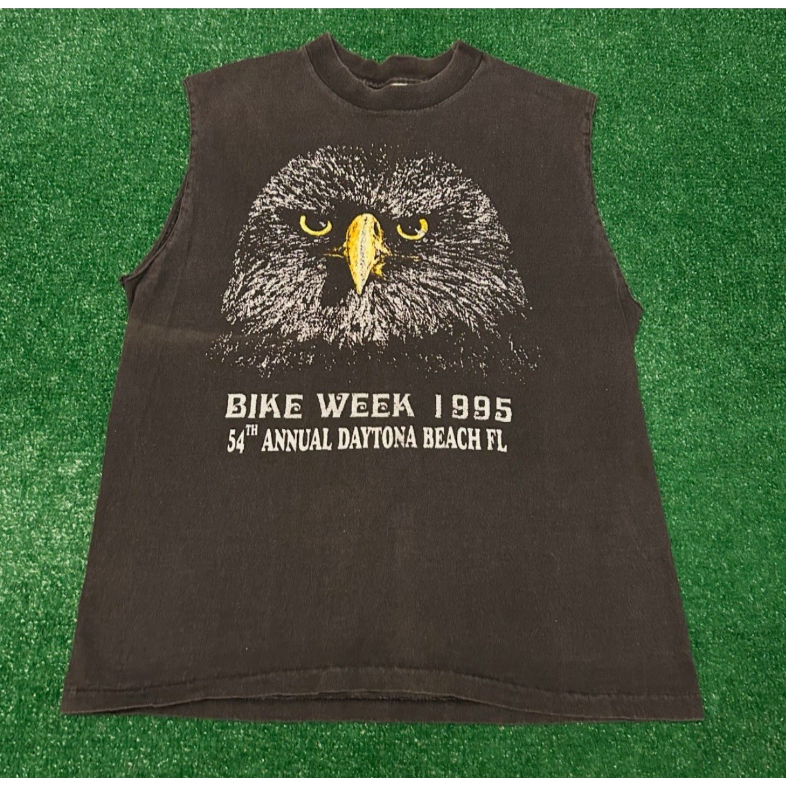 Vintage VINTAGE Daytona Bike Week 1995 Eagle Biker VTG Sleeveless Shirt Mens Size M Black 90s Motorcycle Punk Grunge Hip Hop USA Size US M / EU 48-50 / 2 - 3 Thumbnail