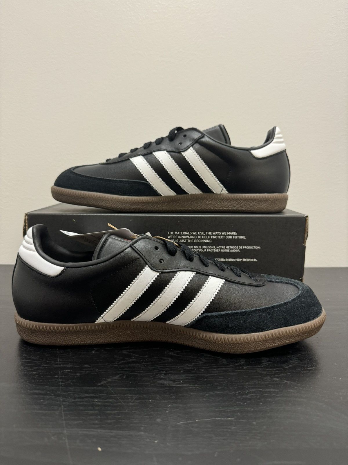 Adidas Adidas samba leather black Size US 11 / EU 44 - 2 Thumbnail