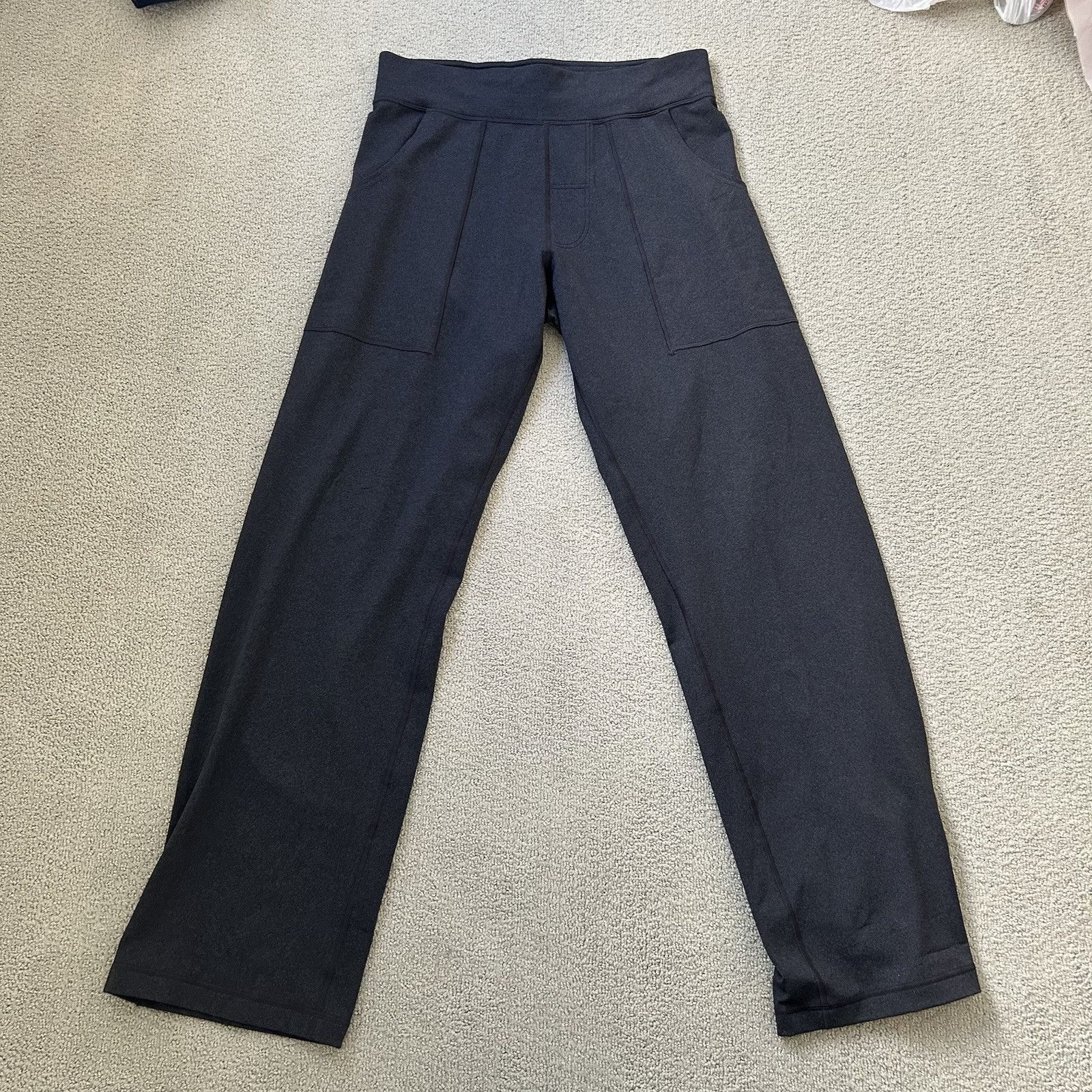 Lululemon Lululemon Mens Gray Jogger Pants Drawstring Zip Pockets Tape Size US 40 / EU 56 - 1 Thumbnail