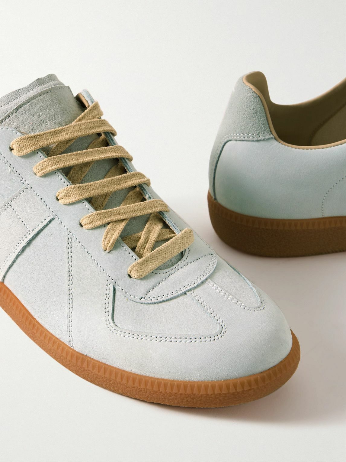 Maison Margiela o1w1db10725 Replica Low-Top Sneakers in Light Grey Size US 6 / IT 36 - 4 Thumbnail