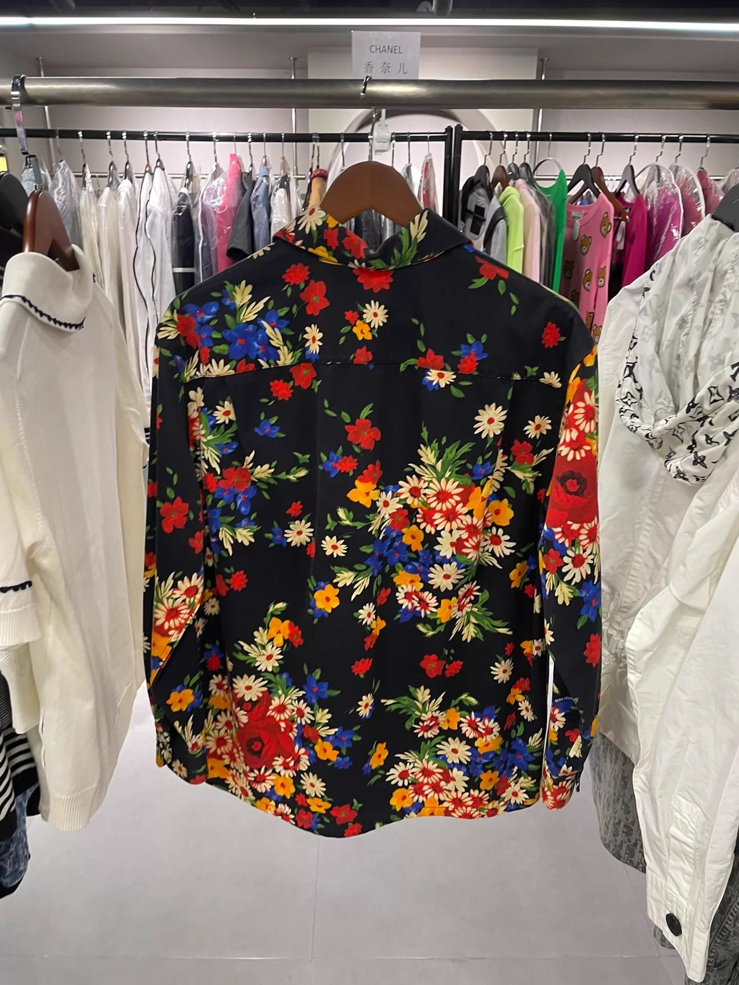 Miu Miu MIU MIU Authentic New Floral Long Sleeve Shirt Jacket Size XS / US 0-2 / IT 36-38 - 2 Thumbnail