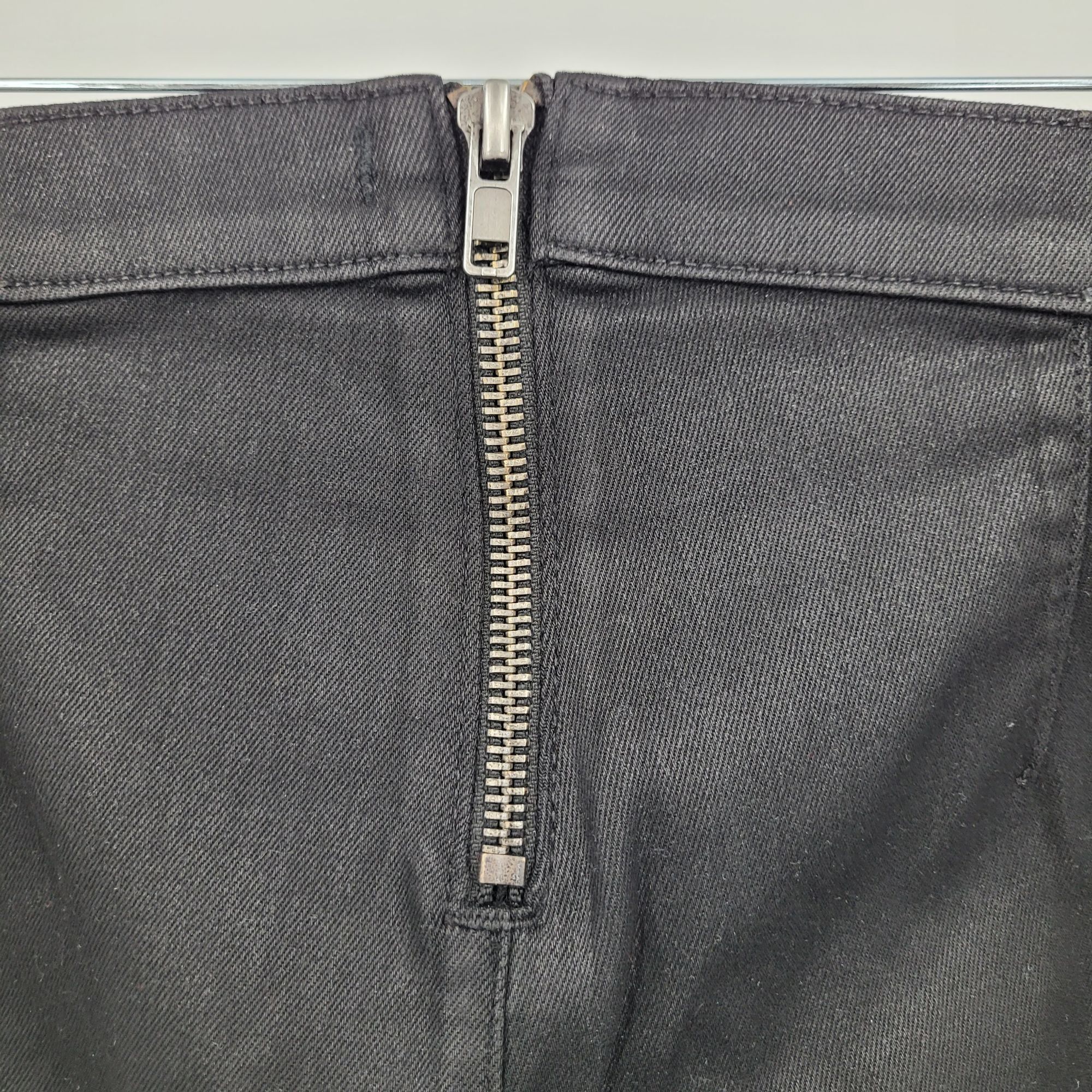 Other Lovers + Friends Denim Black Wax High Rise Skinny Jeans 30 E Size 30" / US 8 / IT 44 - 2 Thumbnail