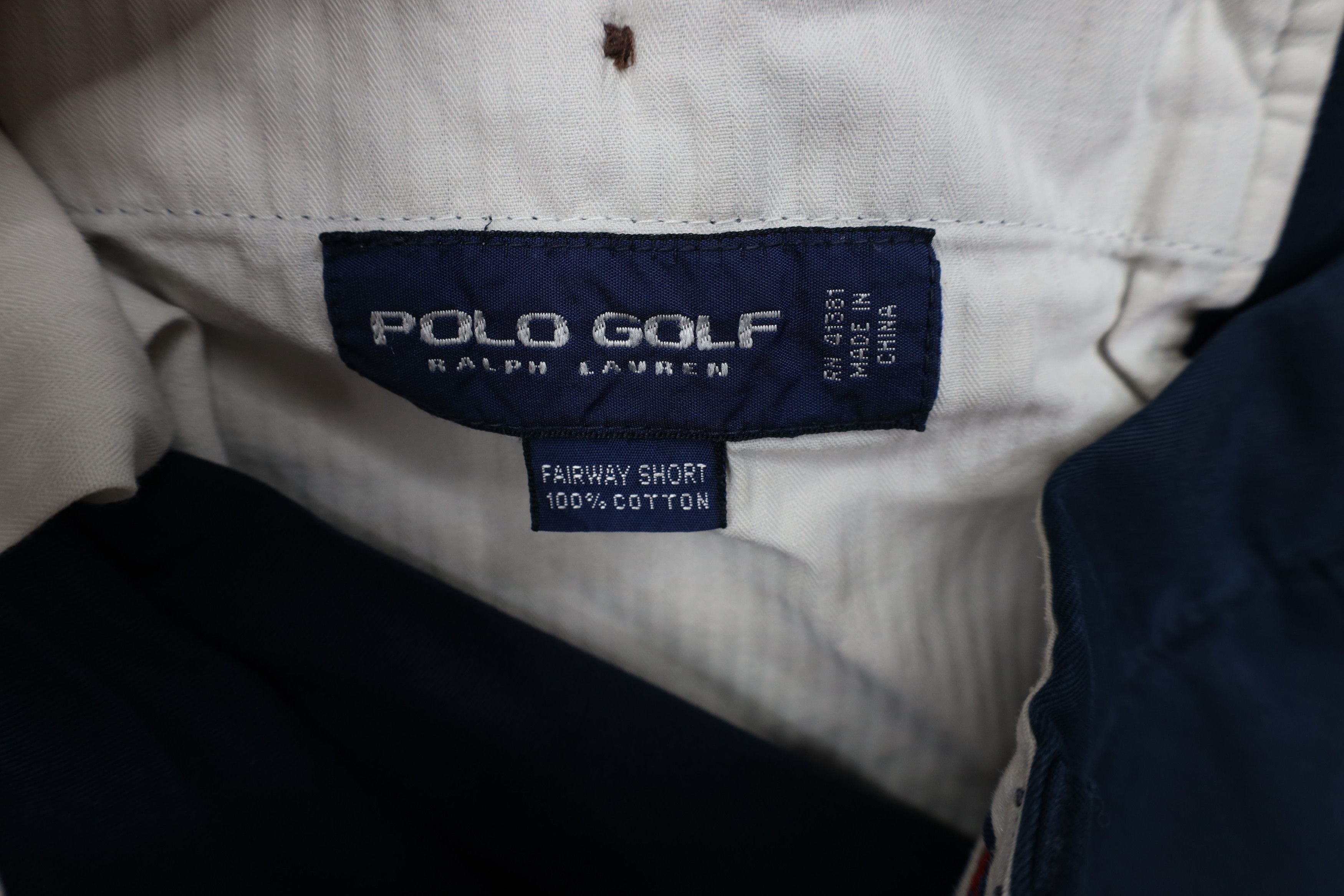 Ralph Lauren Vintage 90s Polo Golf Ralph Lauren Crest Chino Shorts Blue Size US 34 / EU 50 - 7 Thumbnail
