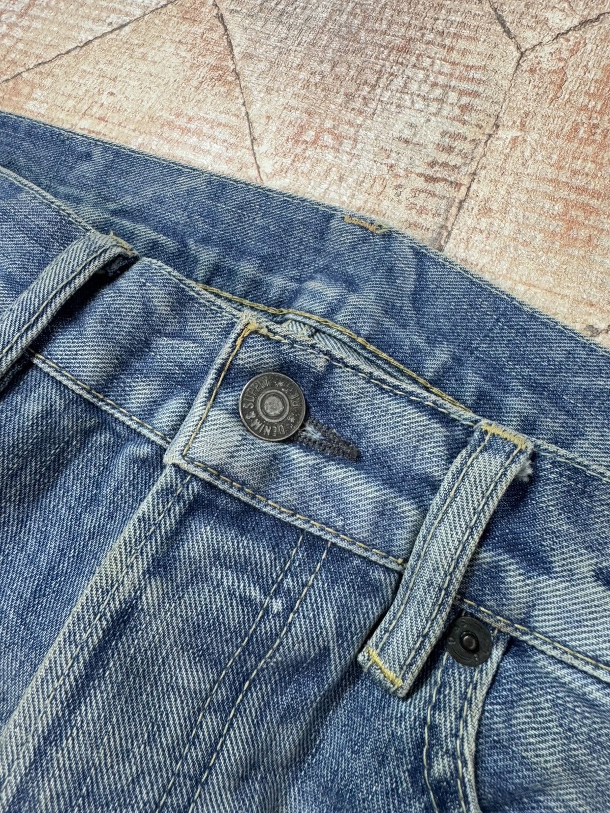 Denim & Supply Ralph Lauren × Ralph Lauren Polo Ralph Denim & Supply Slim Raw Blue Washed Denim 32/34 Size US 32 / EU 48 - 8 Thumbnail