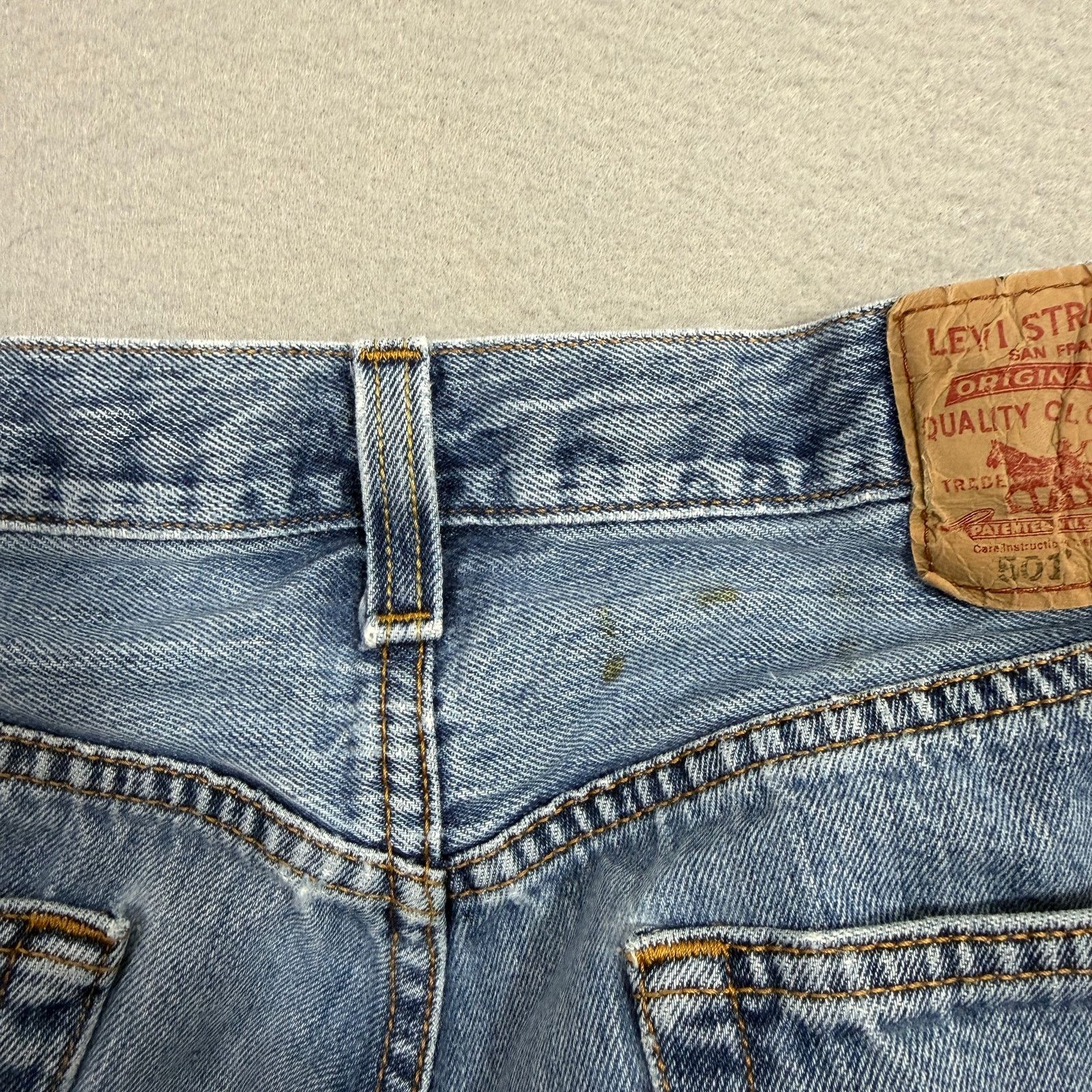 Levi's Vintage Levis 501xx Jeans Men's 32x29 Blue Straight Fit Size US 32 / EU 48 - 8 Thumbnail