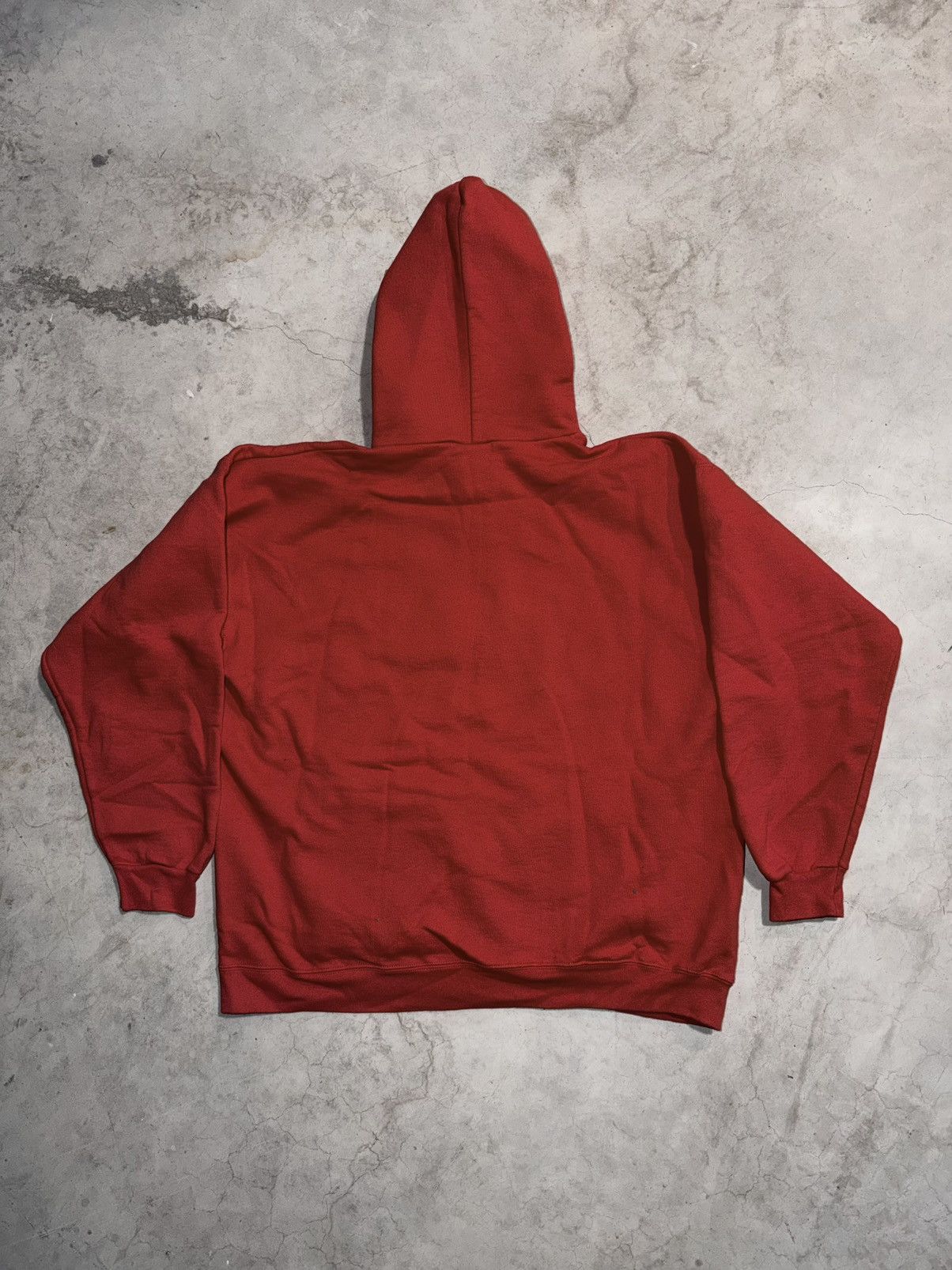 NCAA Vintage Y2K Rutgers Scarlet Knights Embroidered Hoodie RARE Size US L / EU 52-54 / 3 - 3 Thumbnail