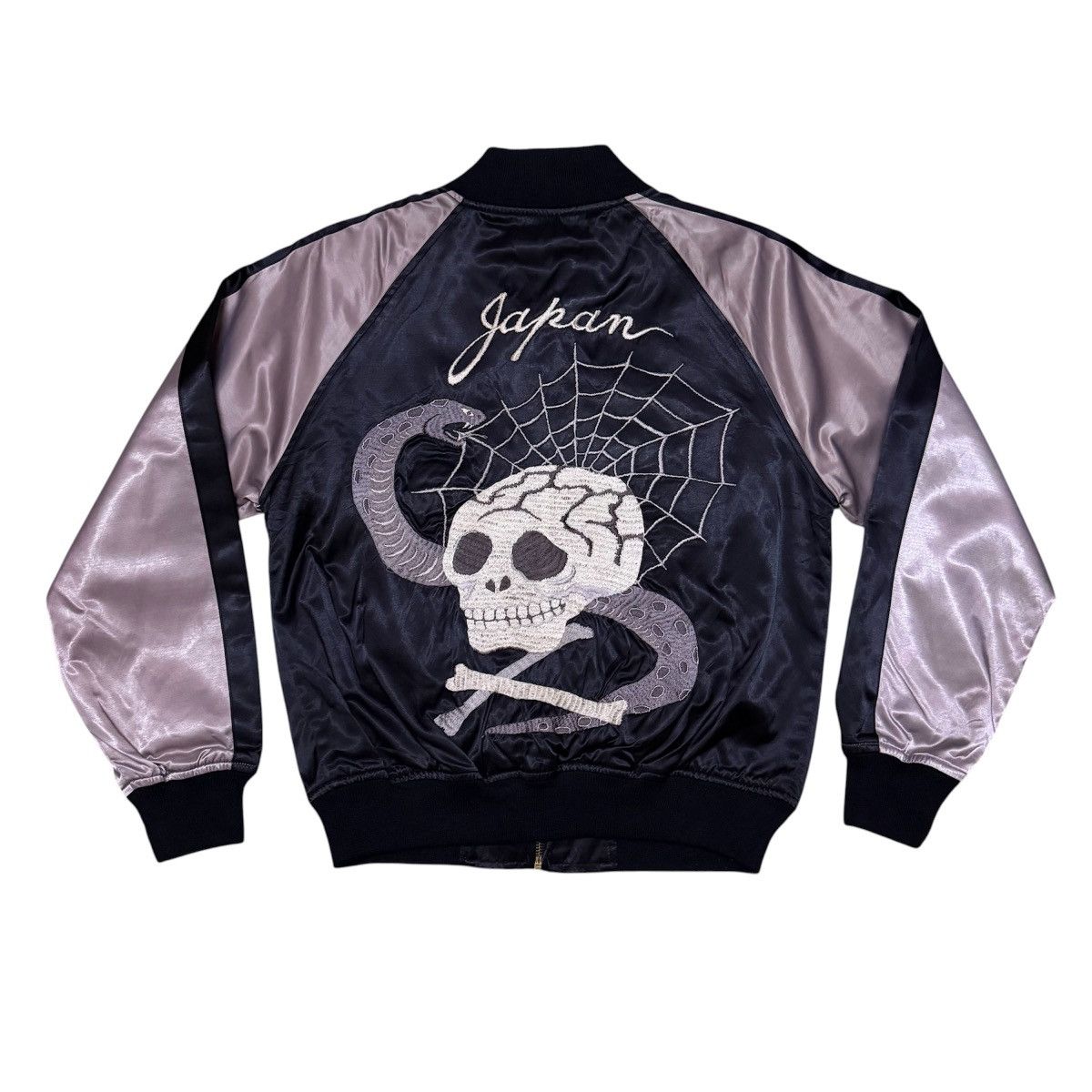 Japanese Brand 2009 Houston x Tadano Hitoshi "Skull Snake" Sukajan jacket Size US S / EU 44-46 / 1 - 1 Thumbnail