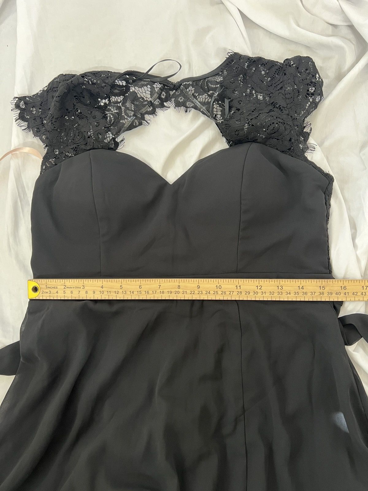 Lulus Lulu's Momentous Moments Black Lace Backless Maxi Dress Size L / US 10 / IT 46 - 9 Thumbnail