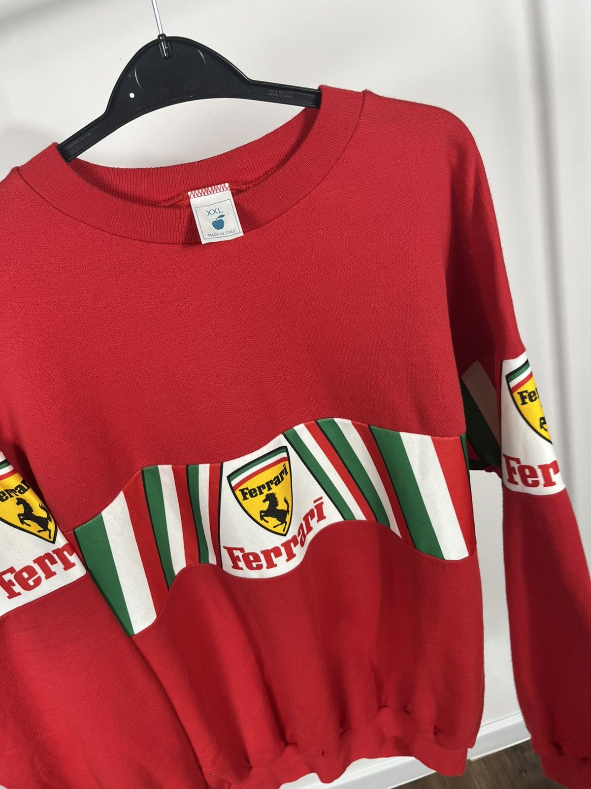 Ferrari Vintage Ferrari red crewneck sweatshirt XL Italy racing logo Size US XL / EU 56 / 4 - 6 Thumbnail